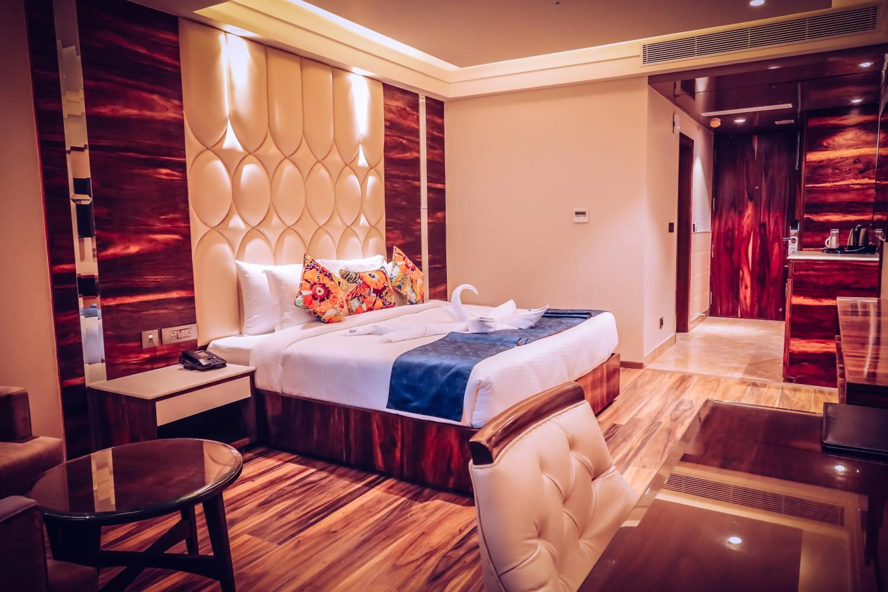 Bed in Hotel Vintage Chandigarh Zirakpur