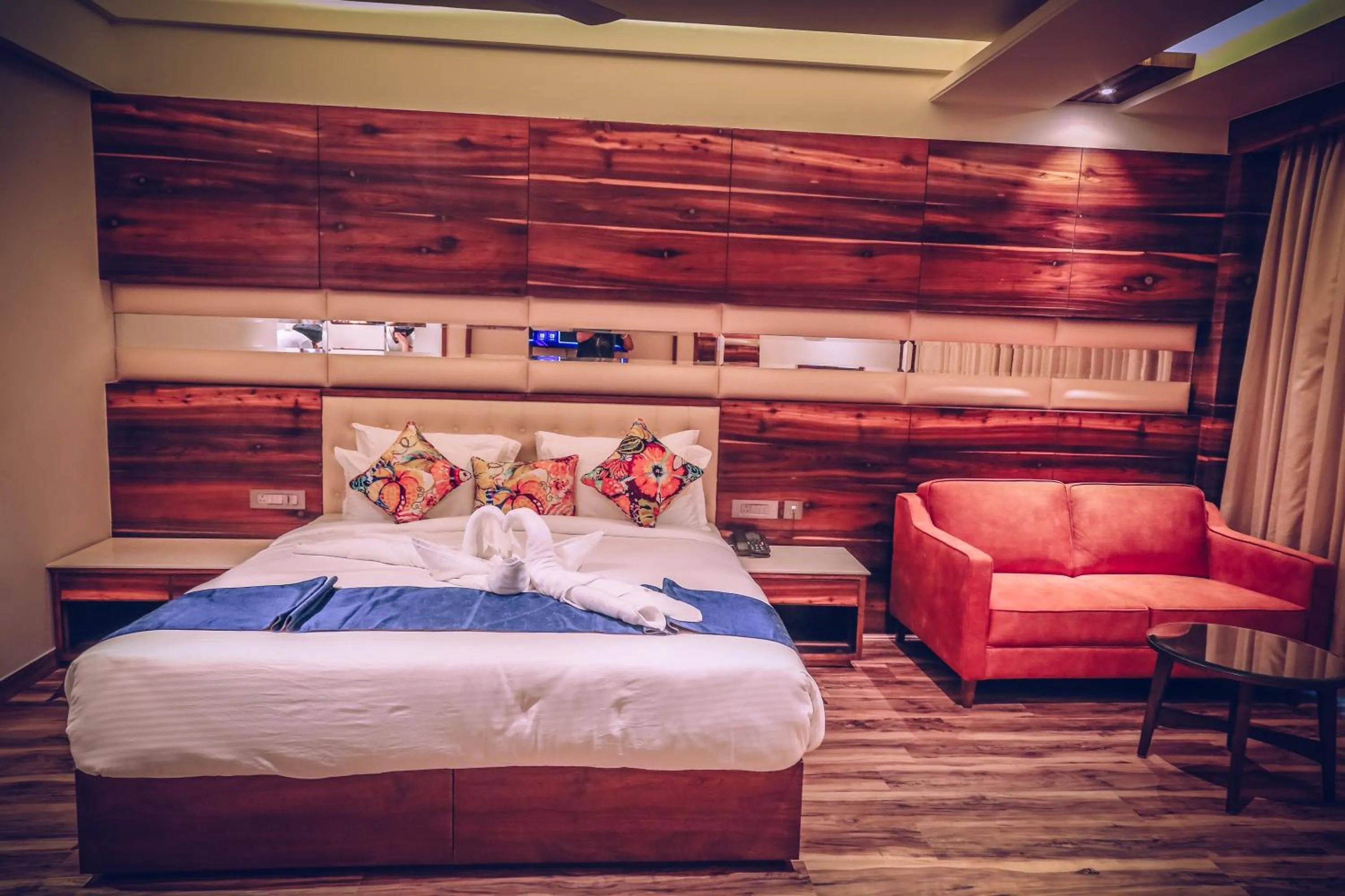 Bed in Hotel Vintage Chandigarh Zirakpur