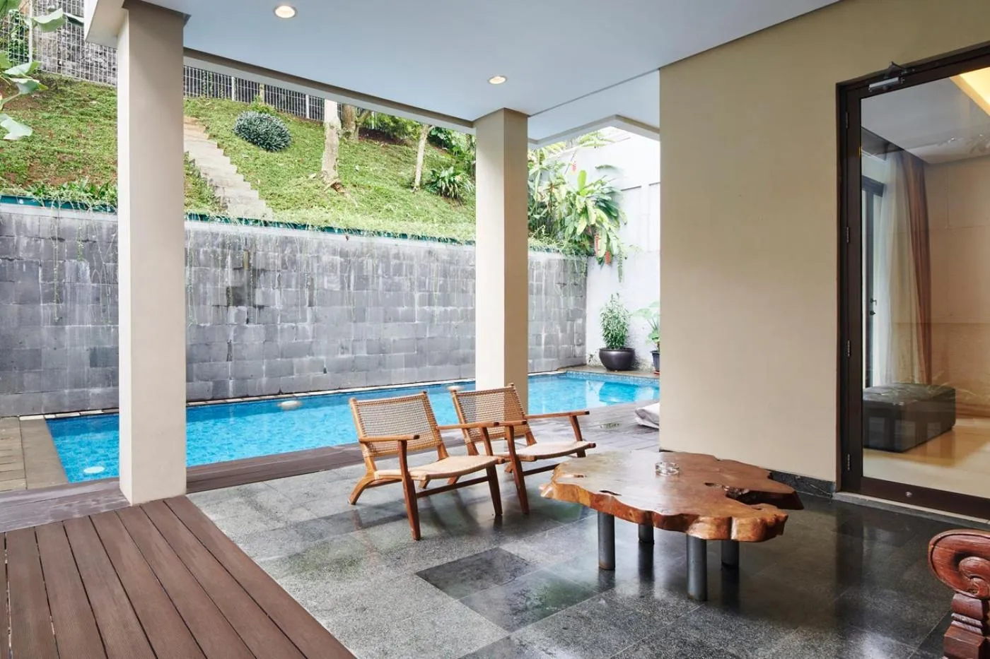 Swimming pool in Jasmine cozy villa 3 bedrooms with a private heated swimming pool and a billiard table