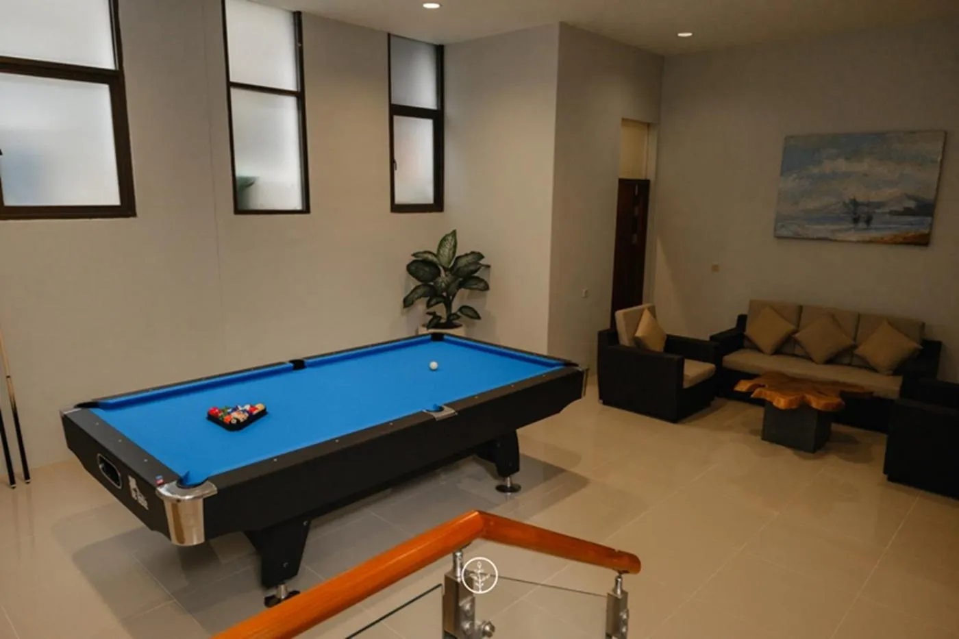 Billiard in Jasmine cozy villa 3 bedrooms with a private heated swimming pool and a billiard table
