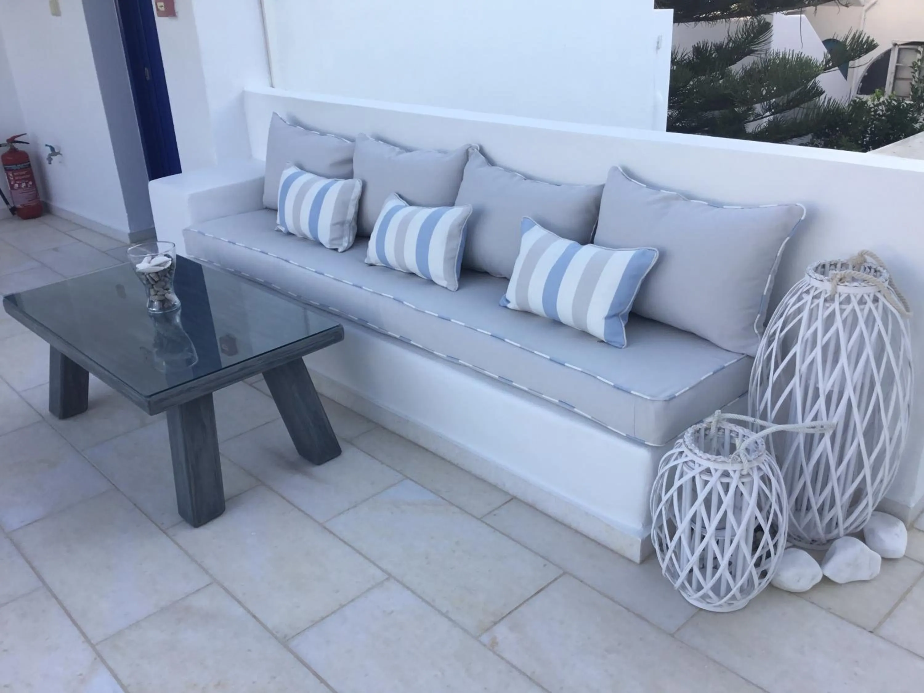 Seating area in Marioly Studios