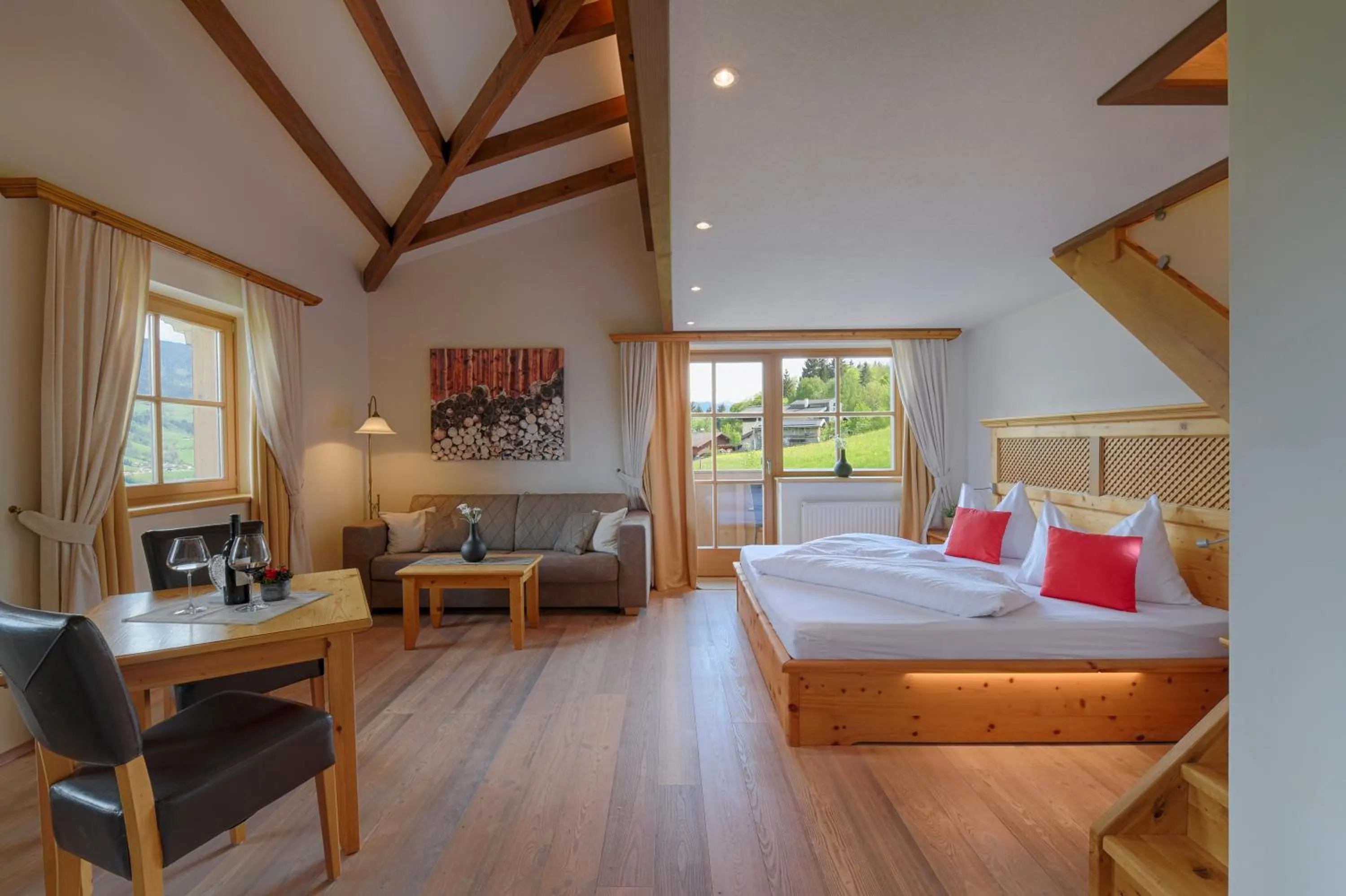 Photo of the whole room, Bed in Hotel und Alpen Apartments - Bürglhöh