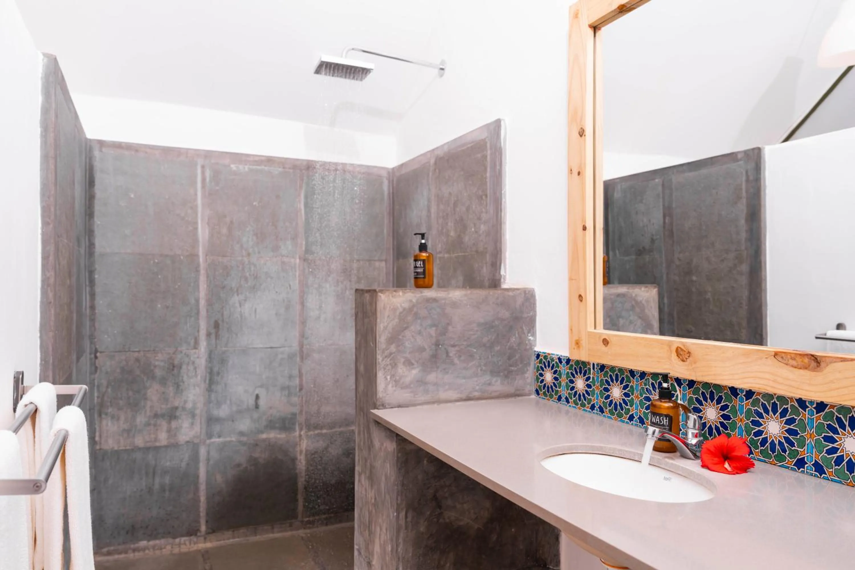 Shower in Fun Beach Hotel