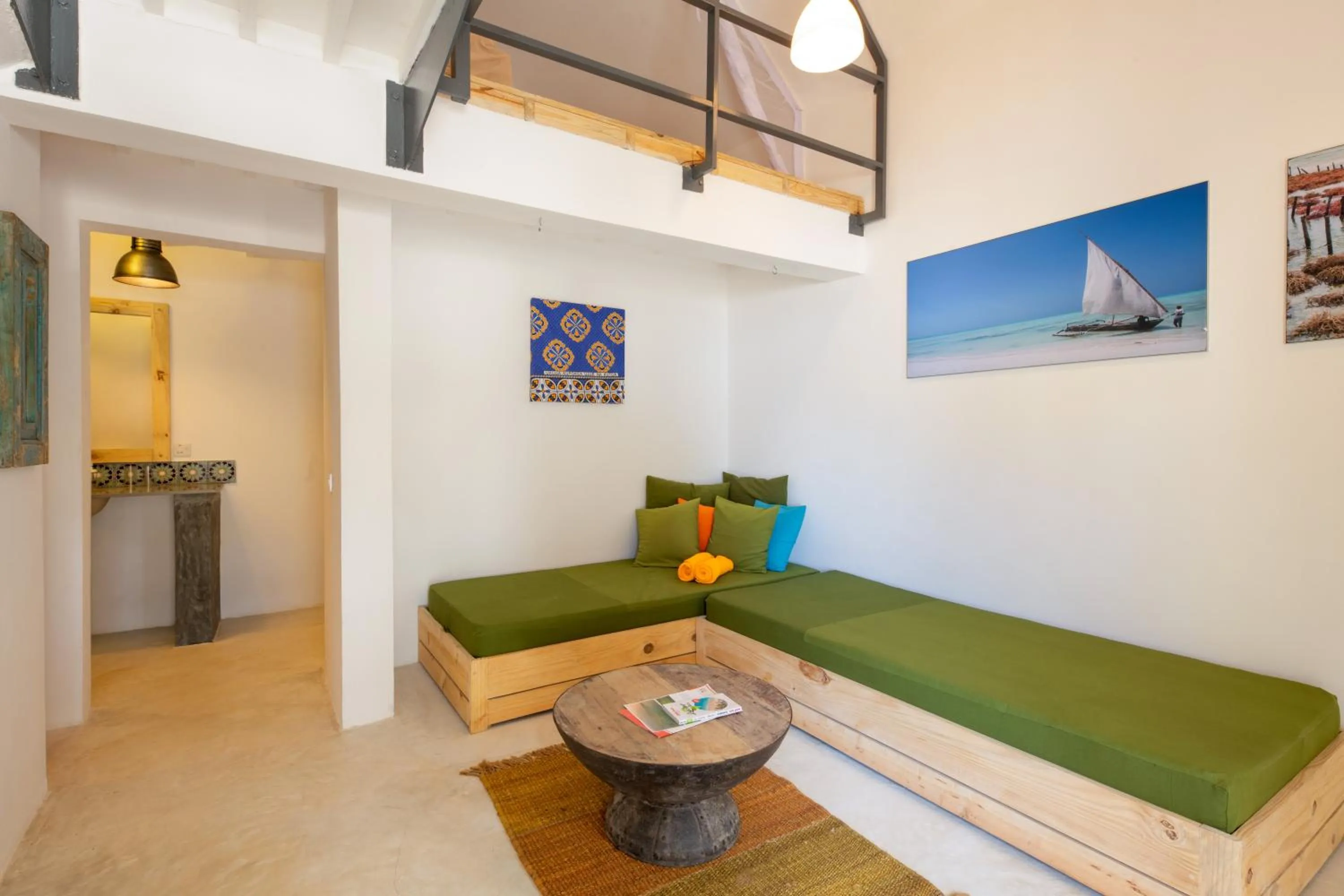 Seating area in Fun Beach Hotel