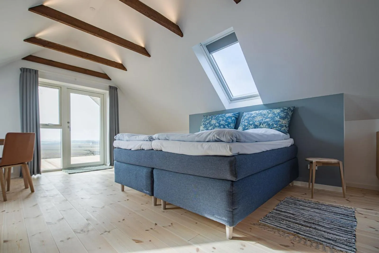 Bedroom, Bed in Hotel Højgaarden