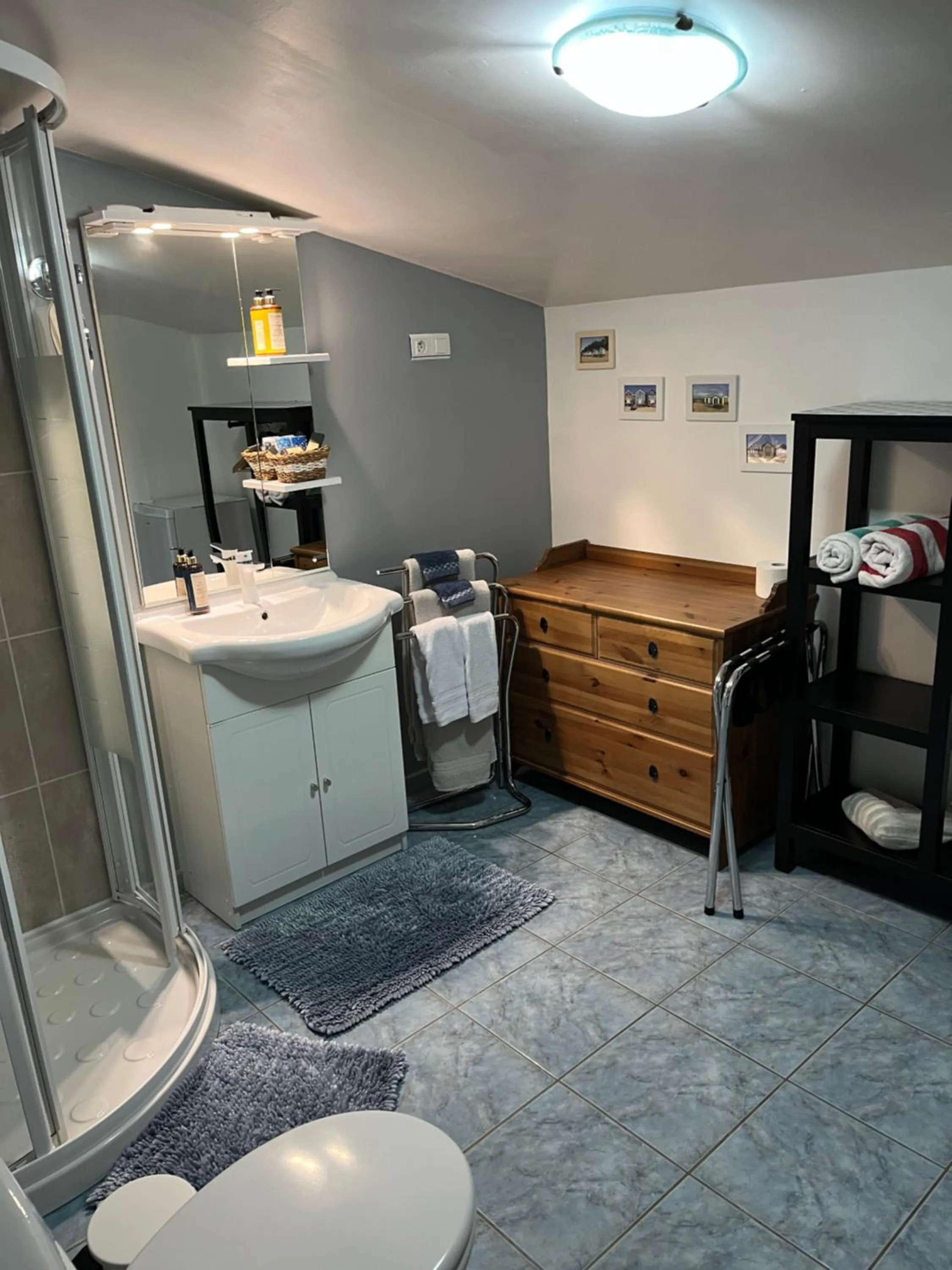 Bathroom in Domaine Lacoste