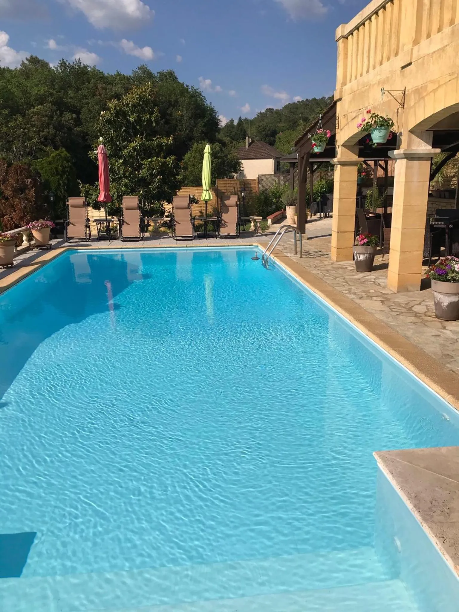 Swimming pool in Domaine Lacoste