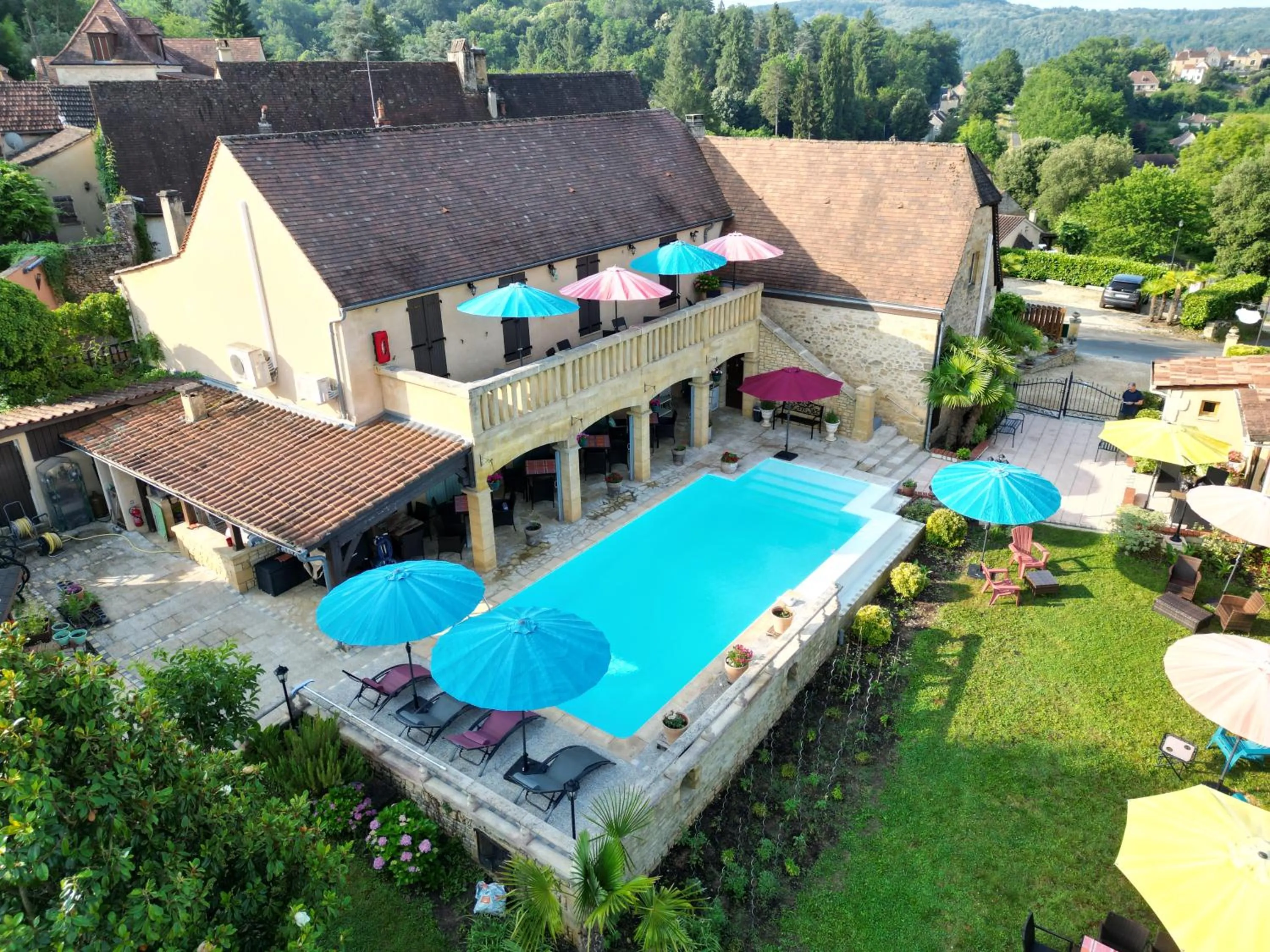 Garden in Domaine Lacoste