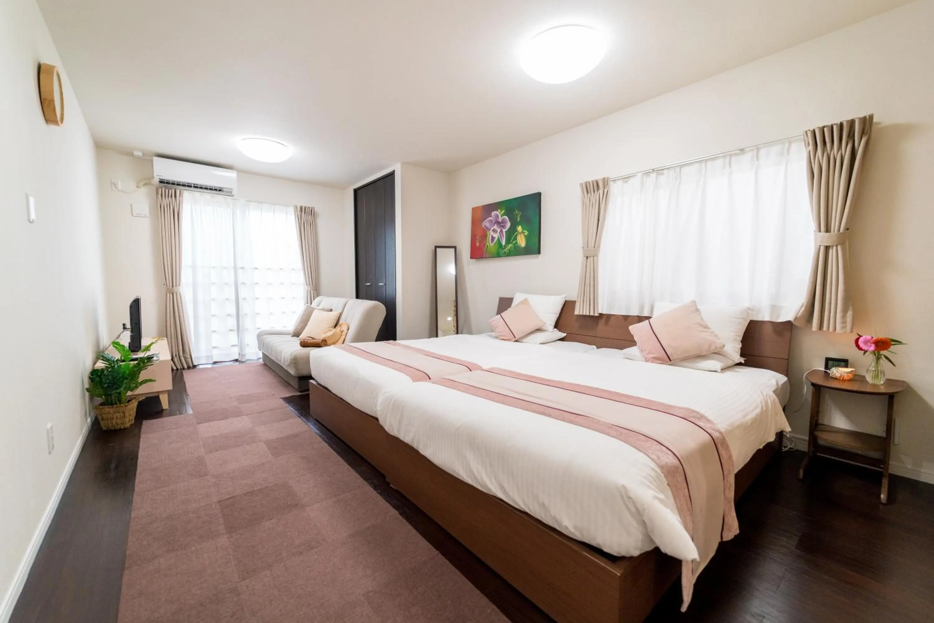 Bed in Palm Springs Miyakojima Resort