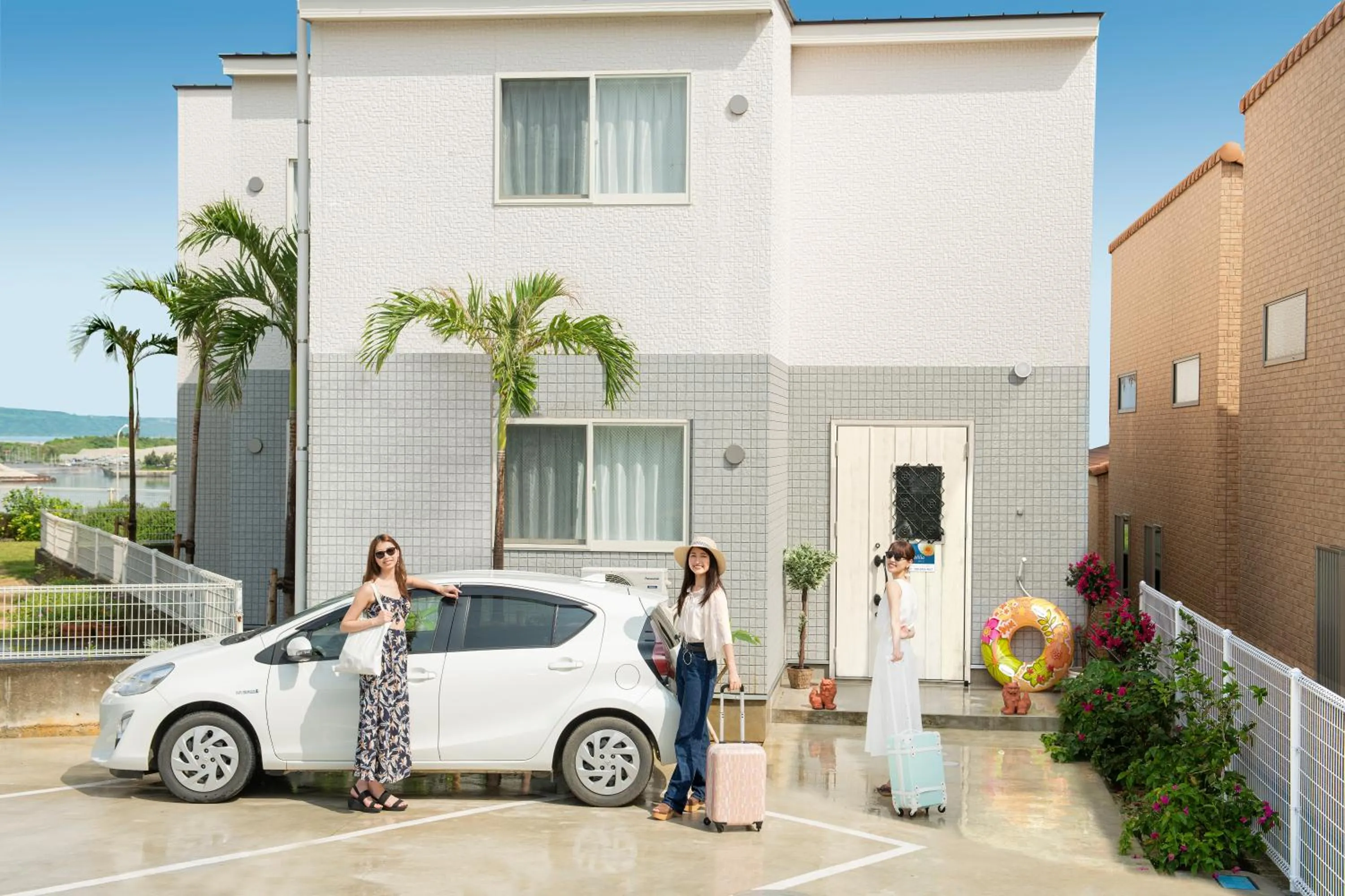 Facade/entrance in Palm Springs Miyakojima Resort
