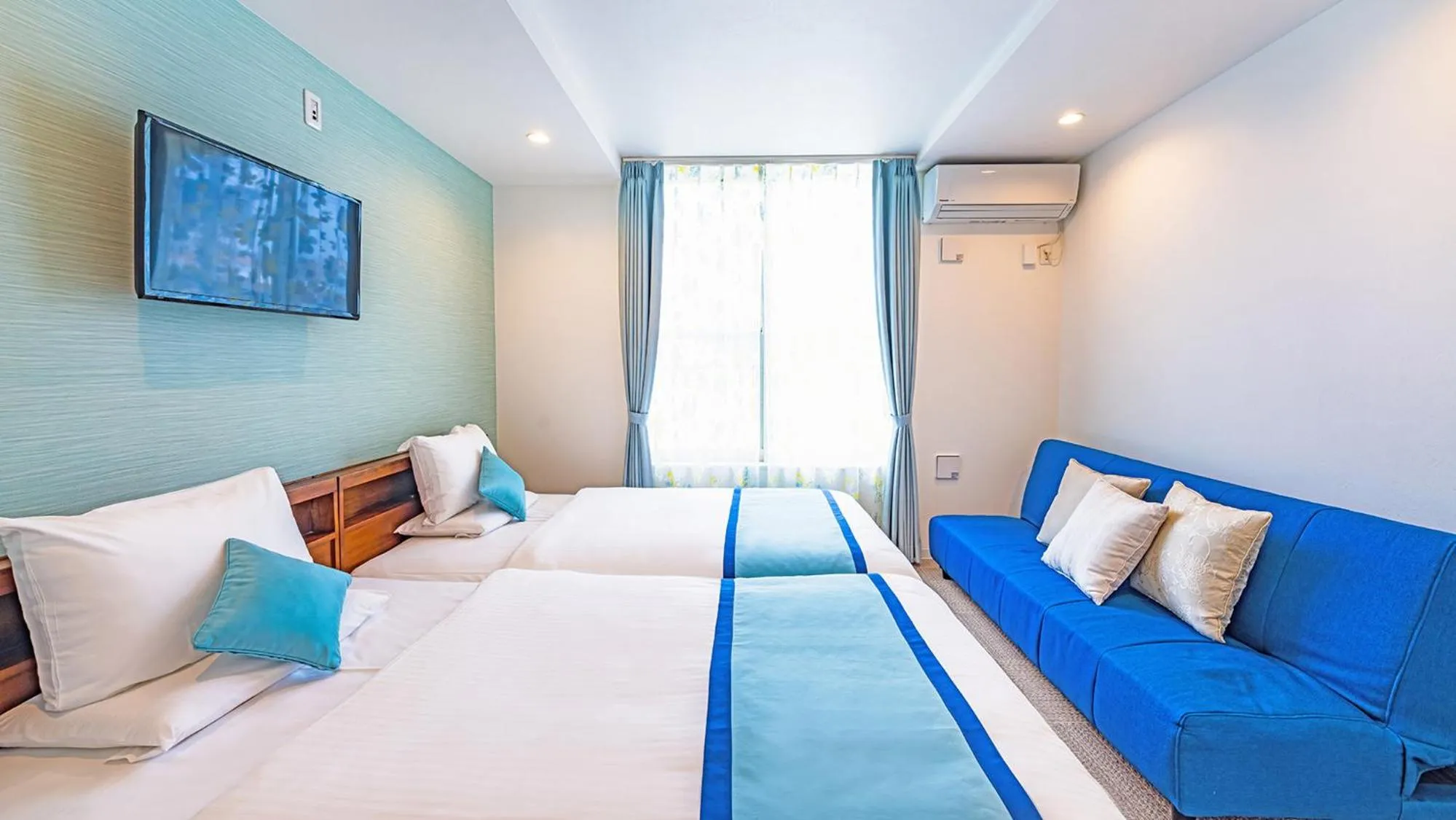 Bed in Palm Springs Miyakojima Resort