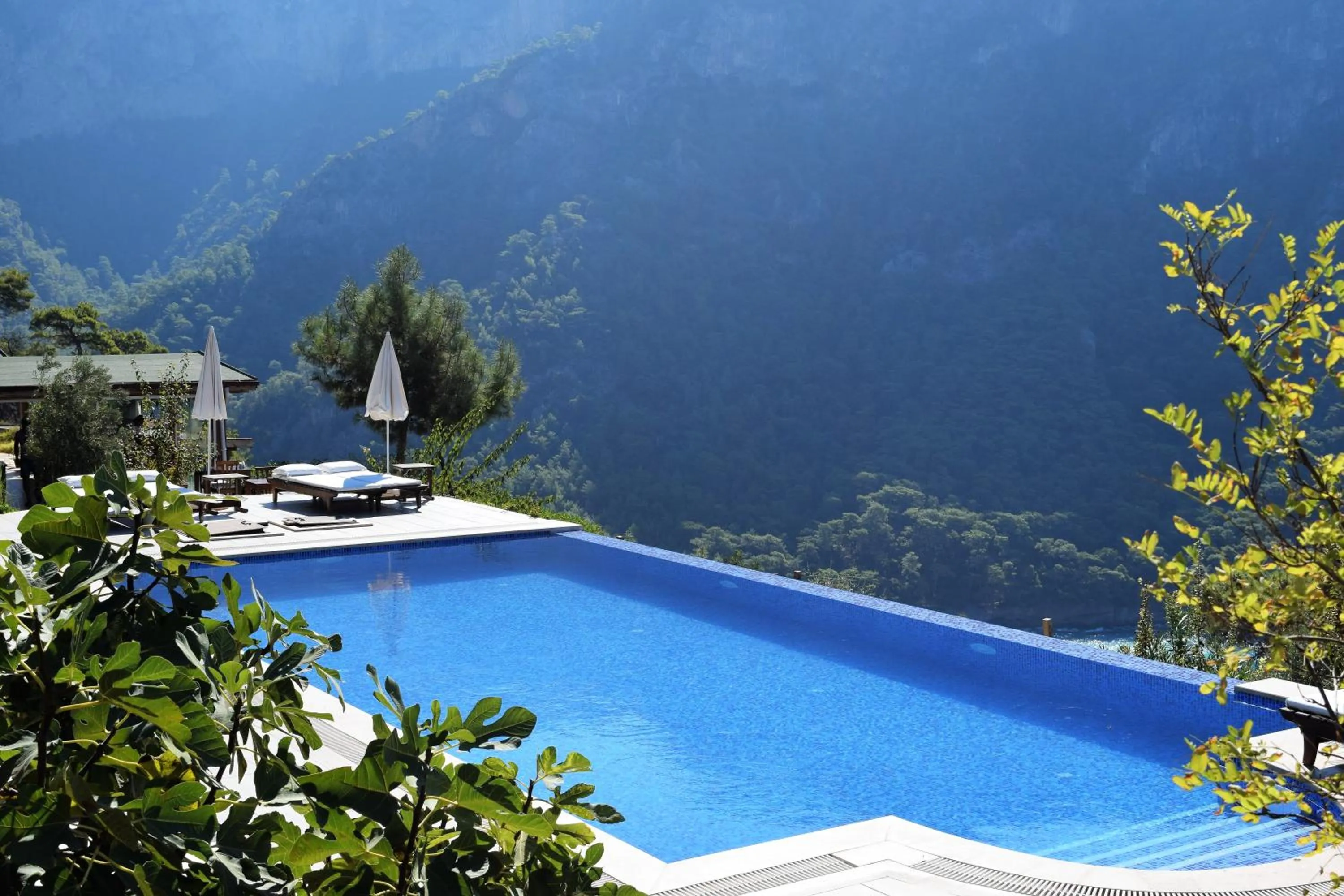 Pool view in Kabak Avalon Bungalows