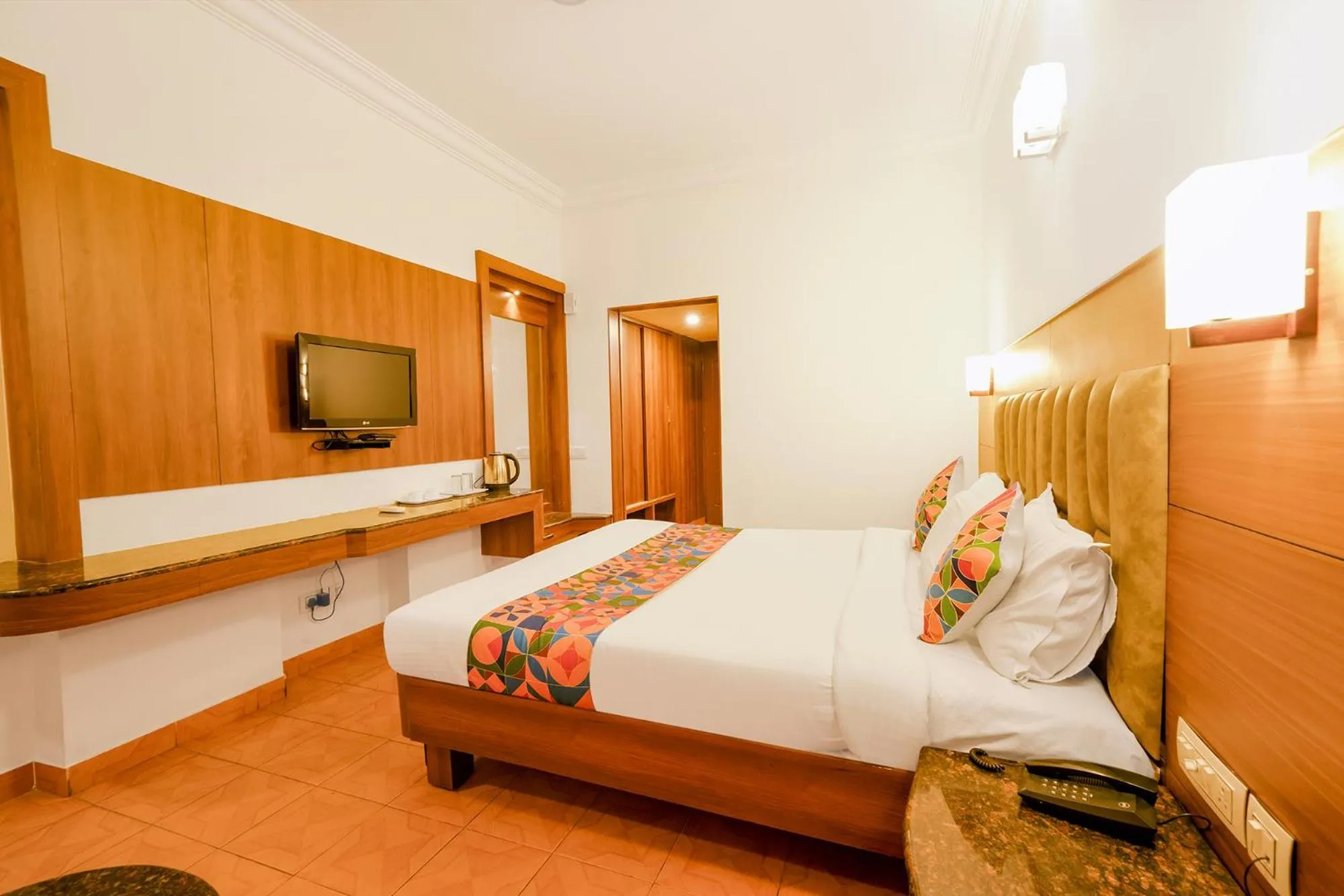 Bed in FabHotel Royale Basant Residency - Gandhinagar