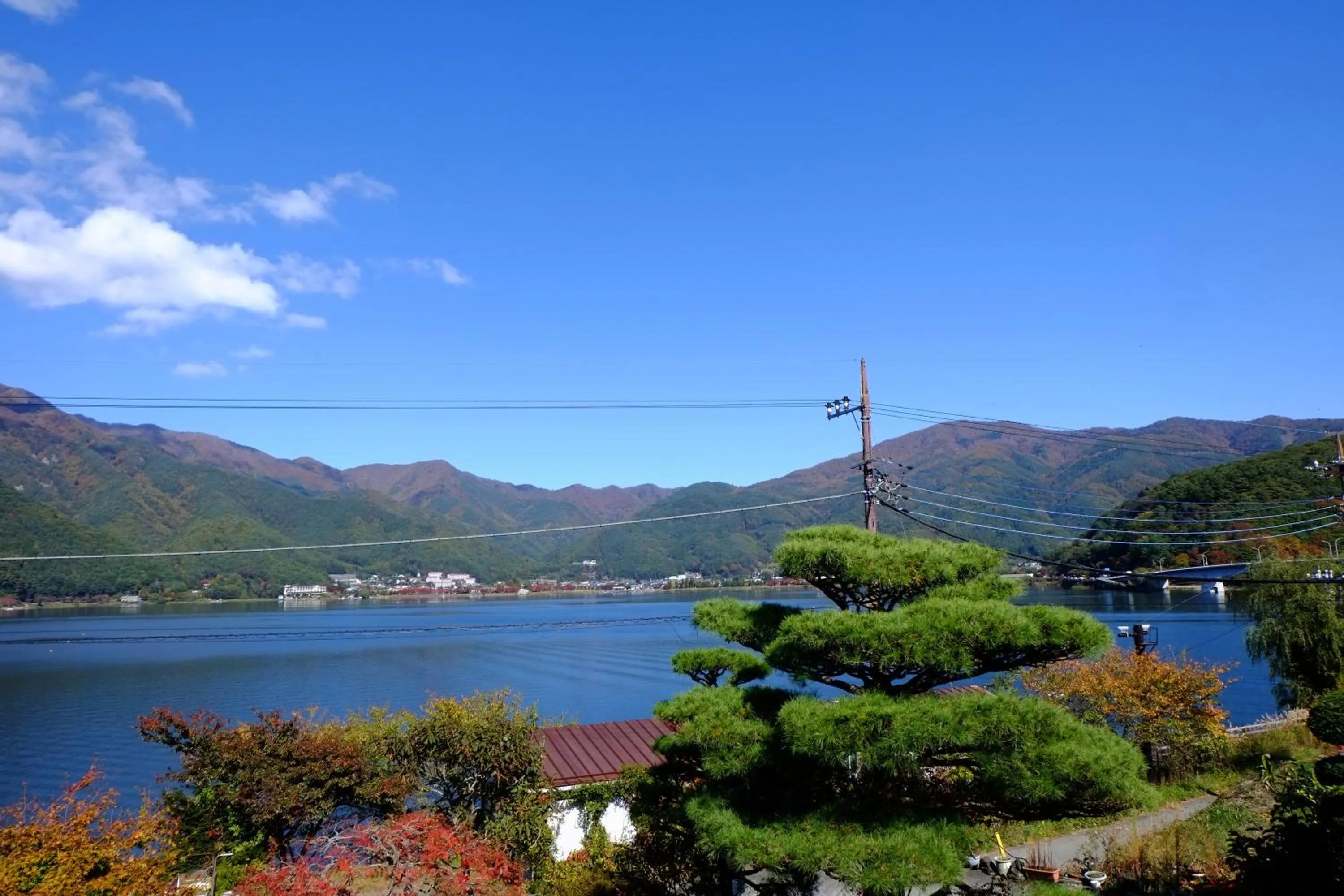 Lake view in Akaishi Ryokan