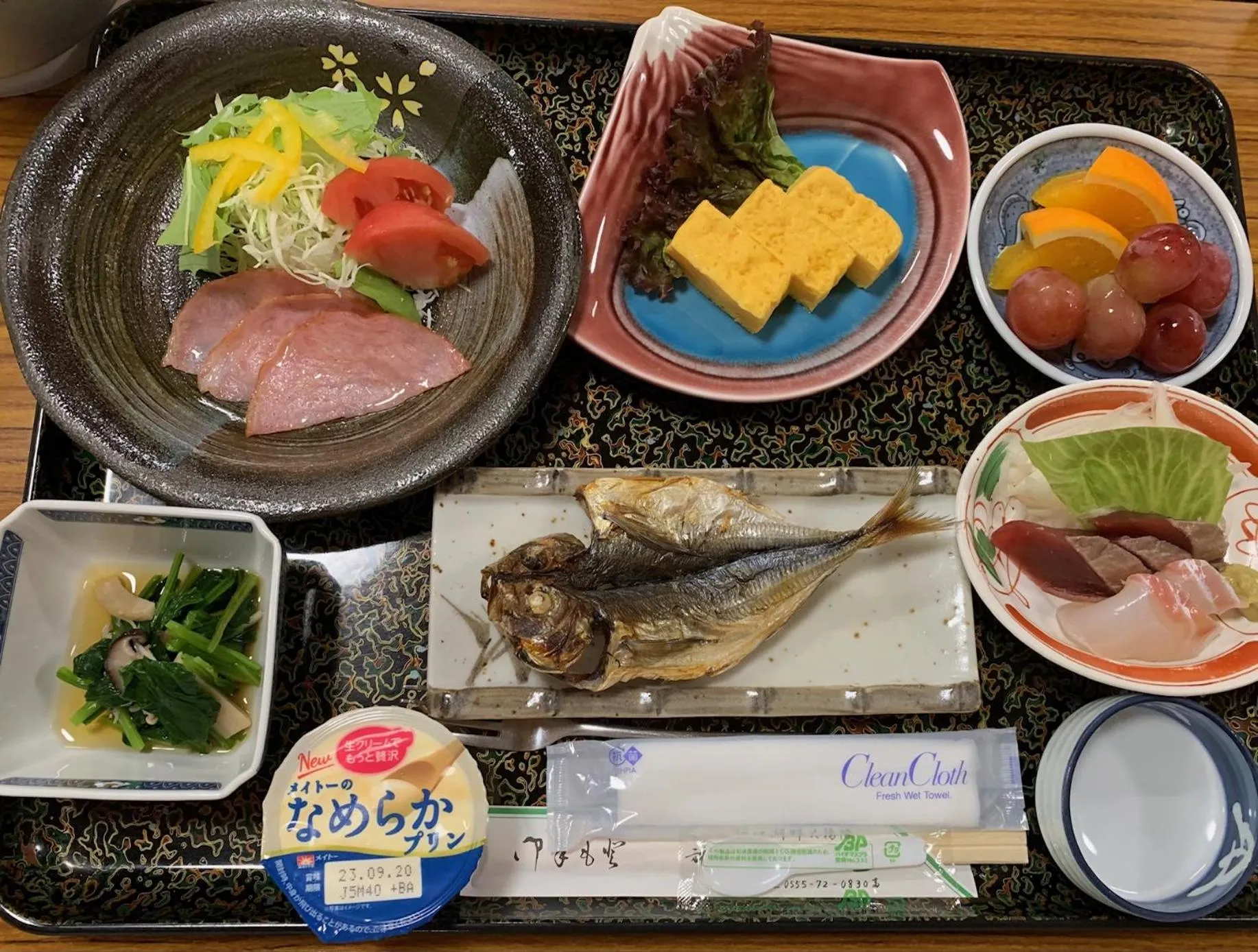 Breakfast in Akaishi Ryokan