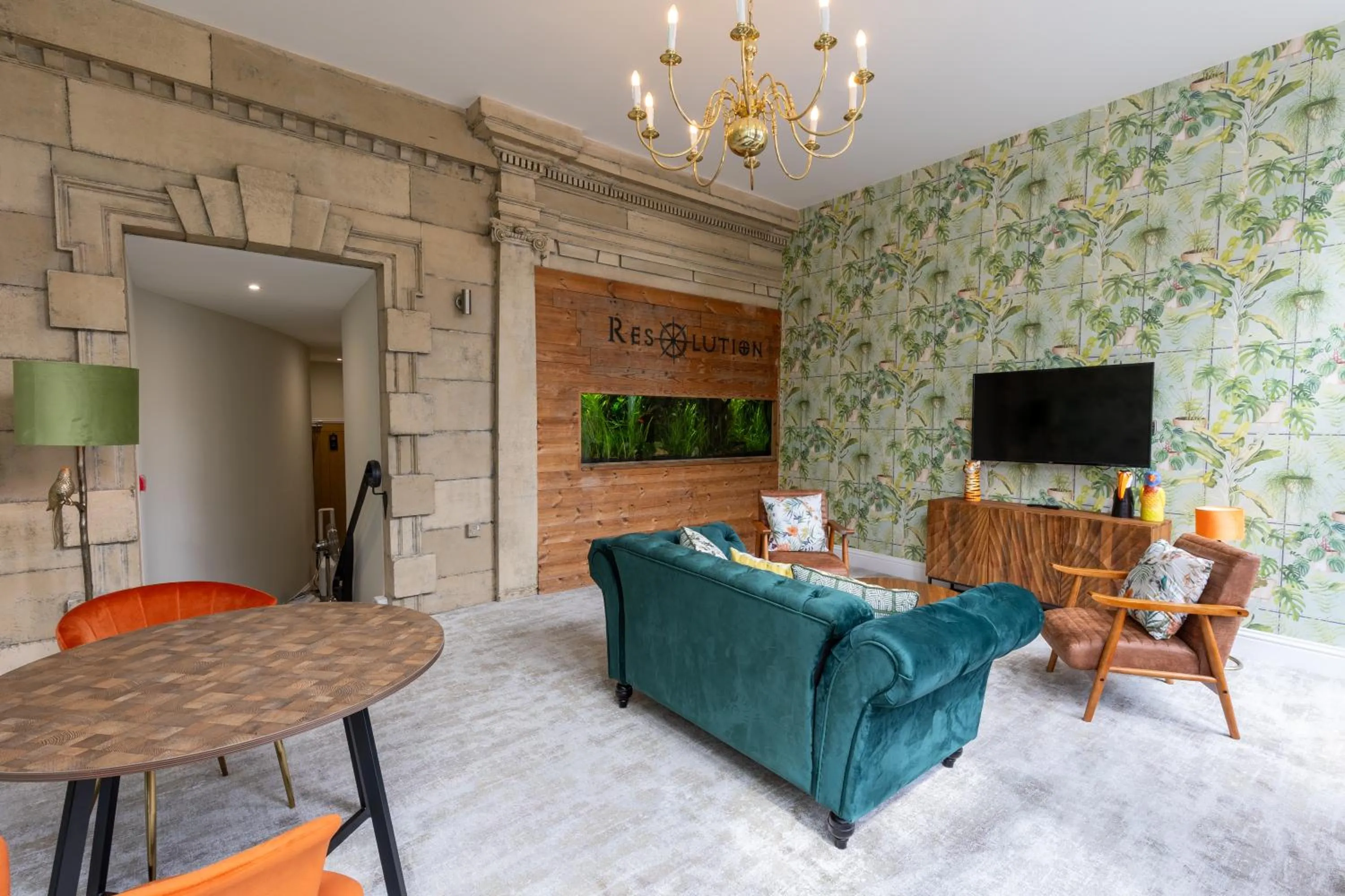 Living room in The Resolution Hotel