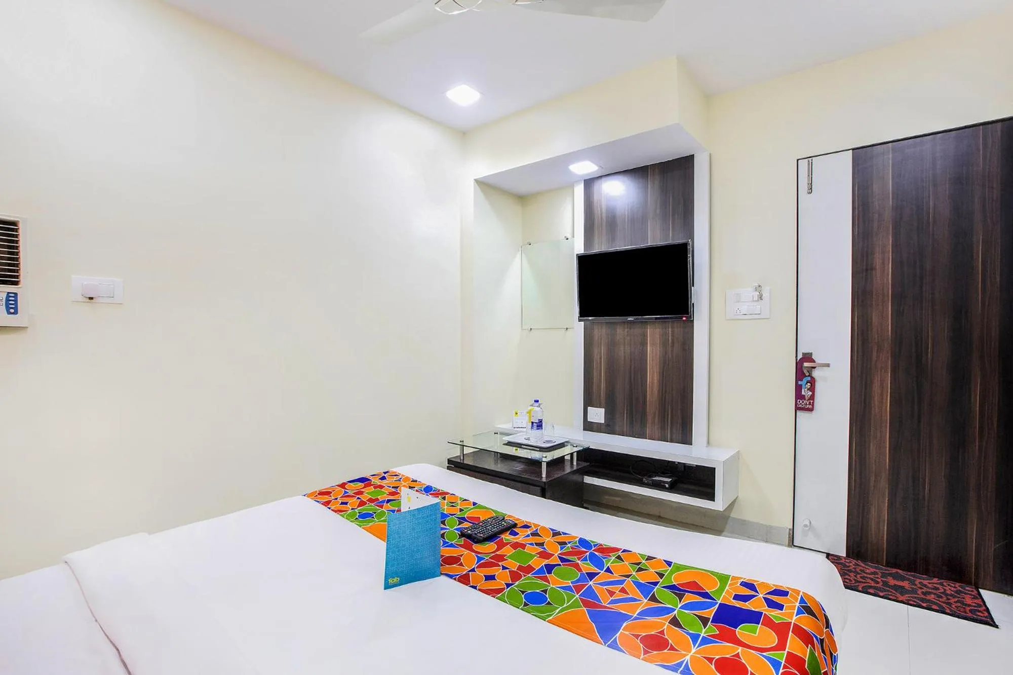 Bedroom, Bed in FabExpress The Grand Kohinoor - Behind APMC