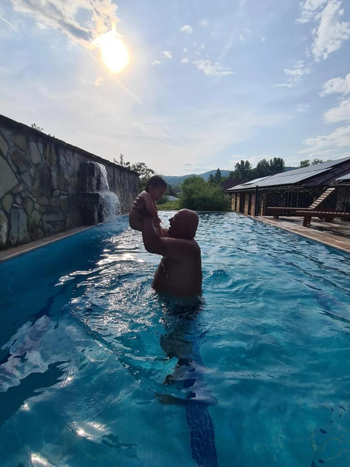 Swimming pool in Felix Pension