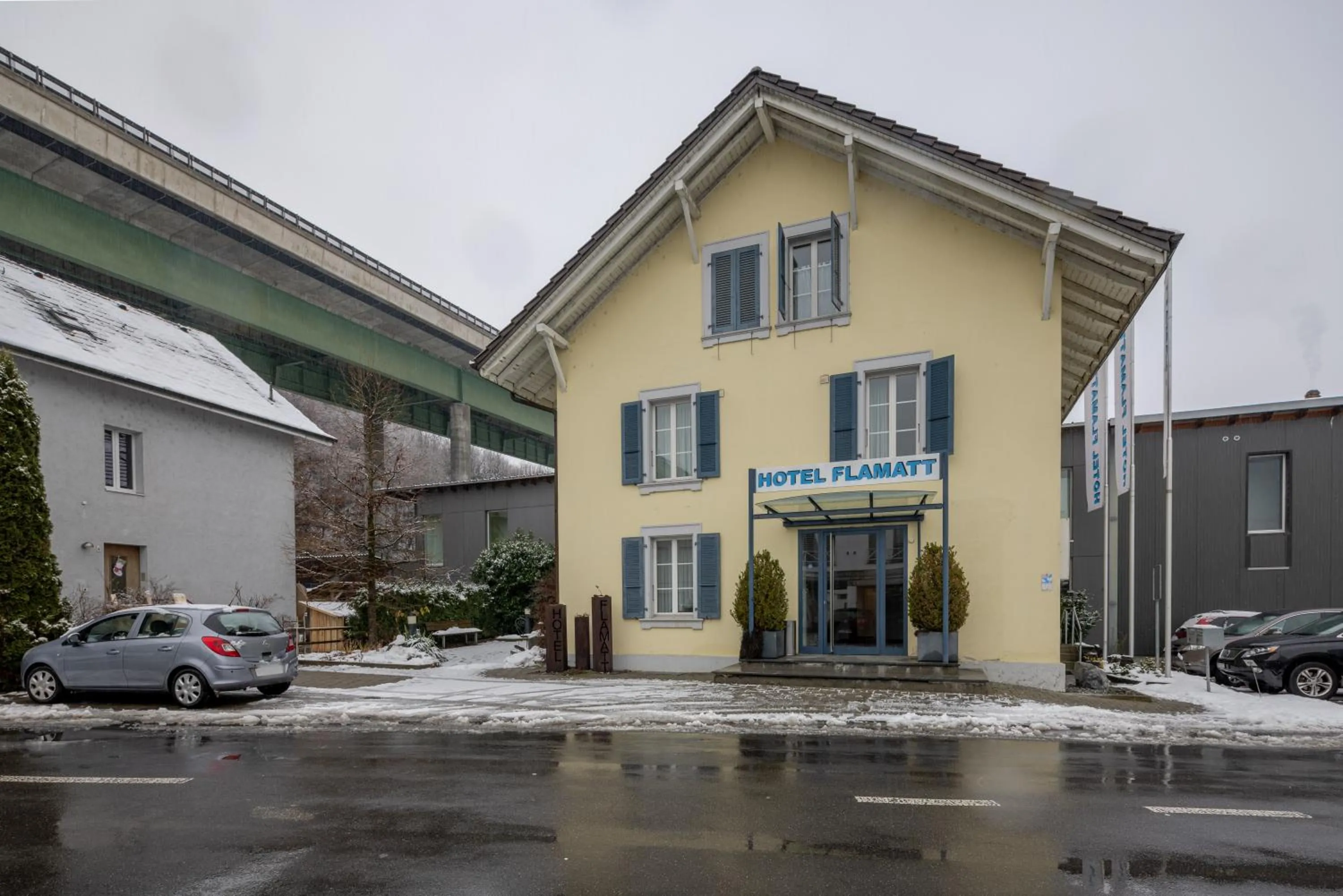 Property building in Hotel Flamatt