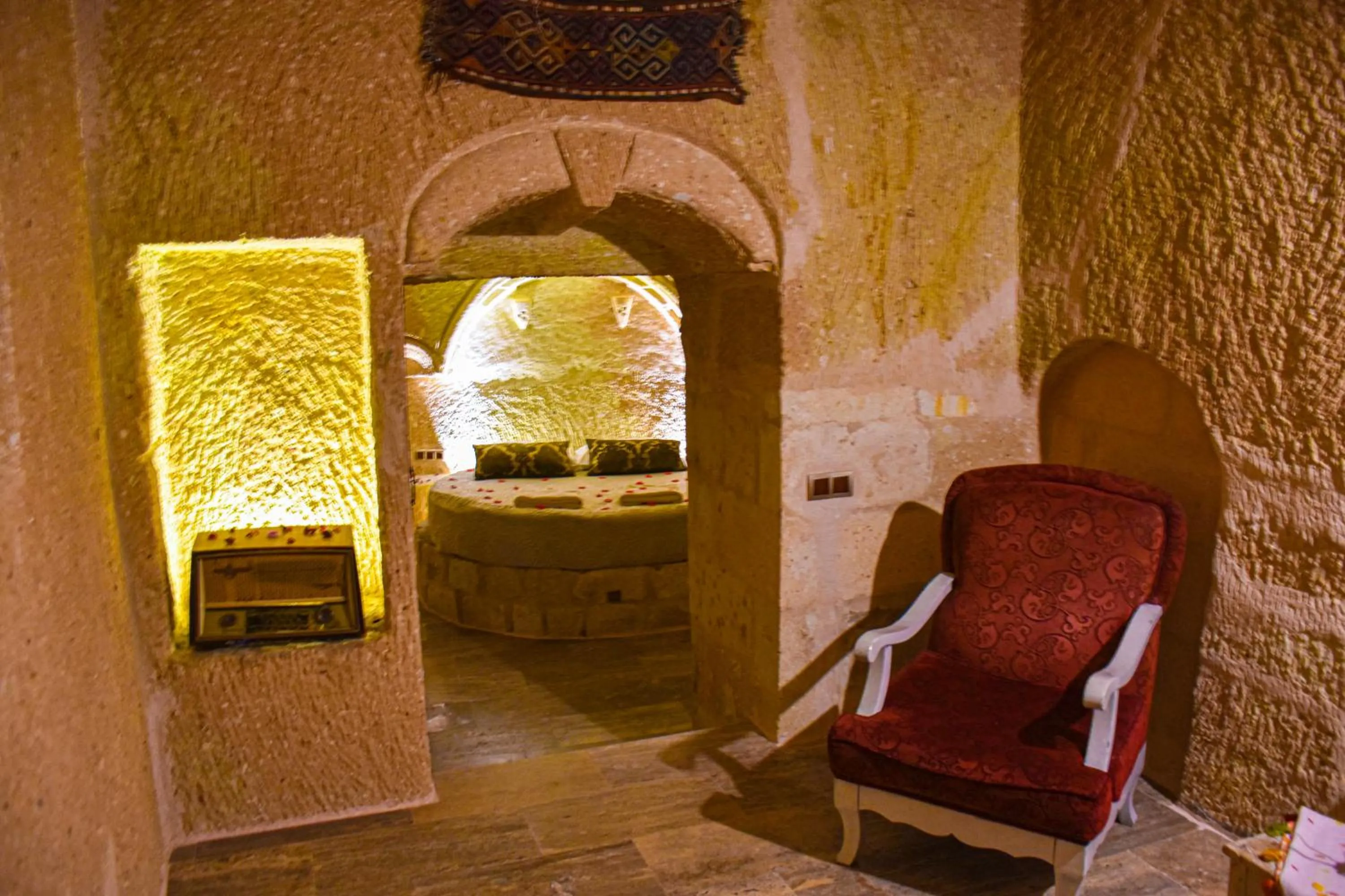 Living room in Cappadocia Cave House