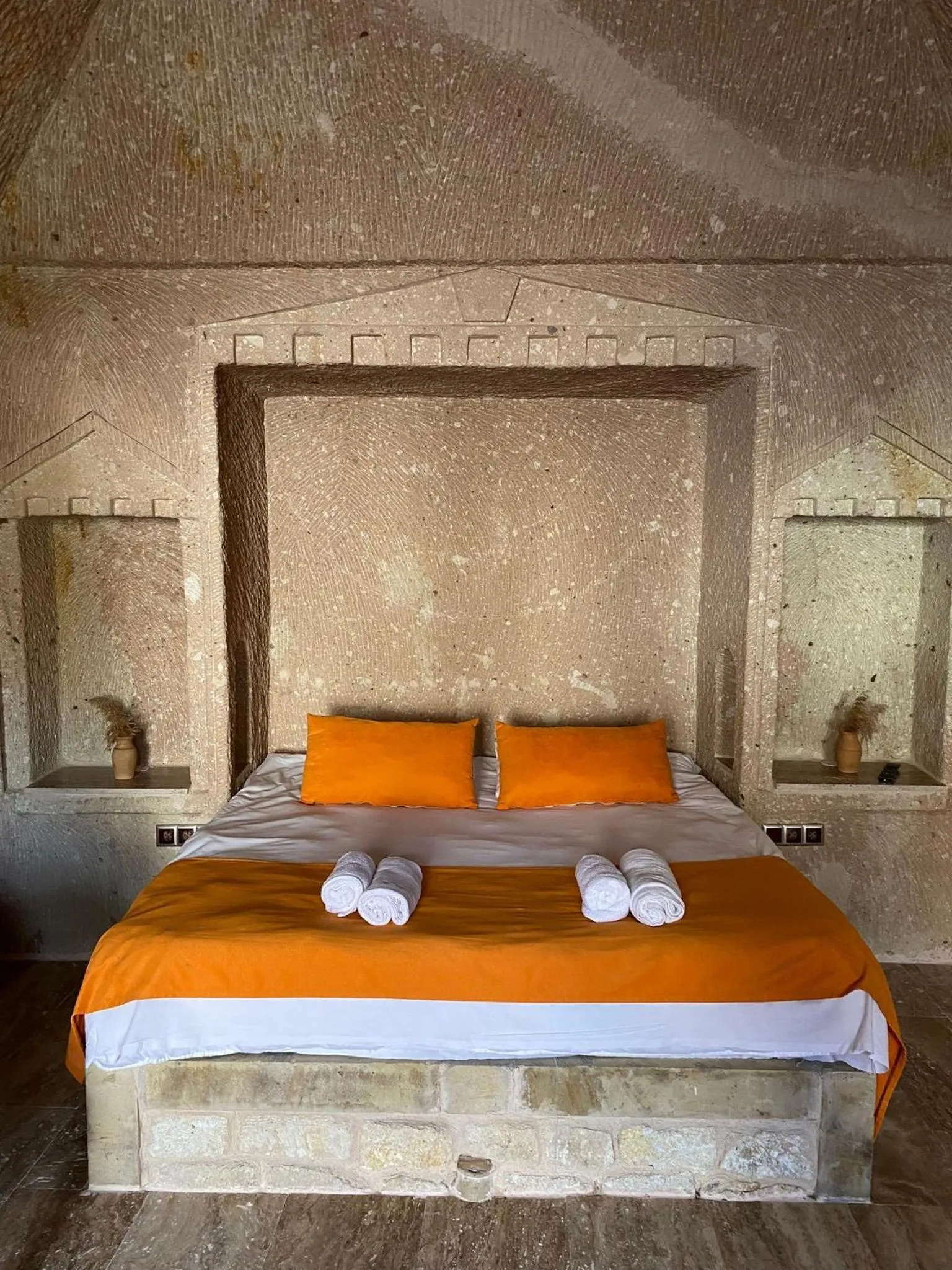 Bed in Cappadocia Cave House
