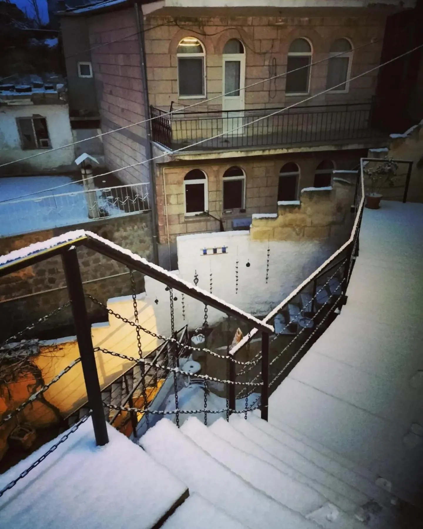 Street view in Cappadocia Cave House