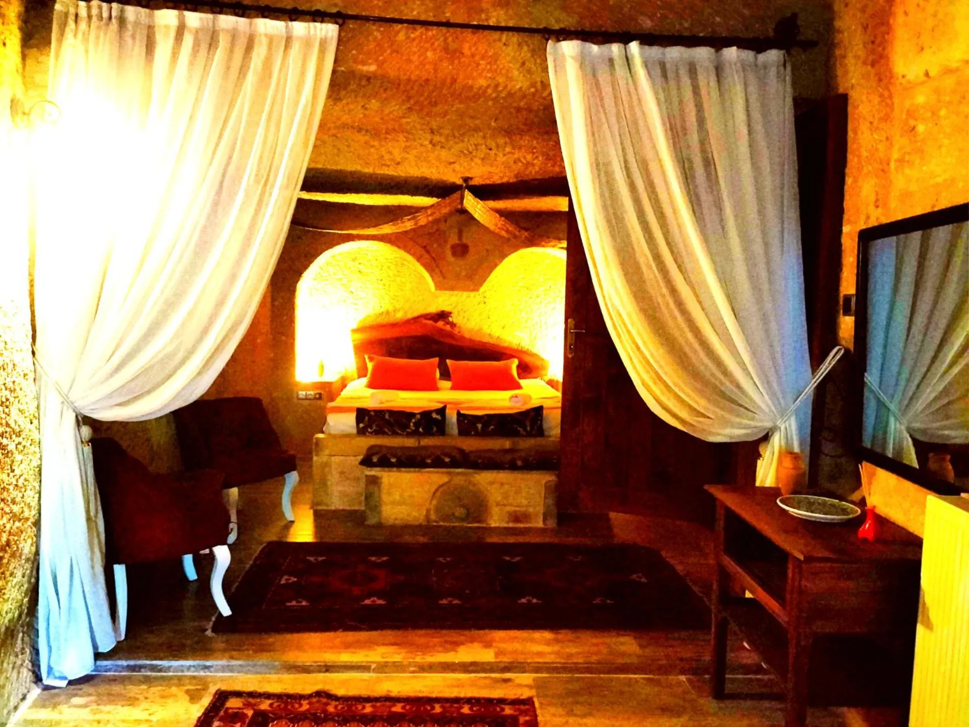 Bedroom in Cappadocia Cave House