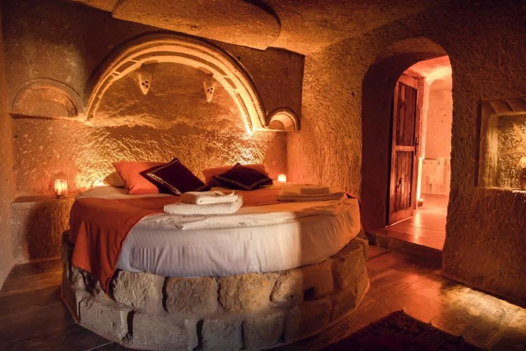 Bed in Cappadocia Cave House