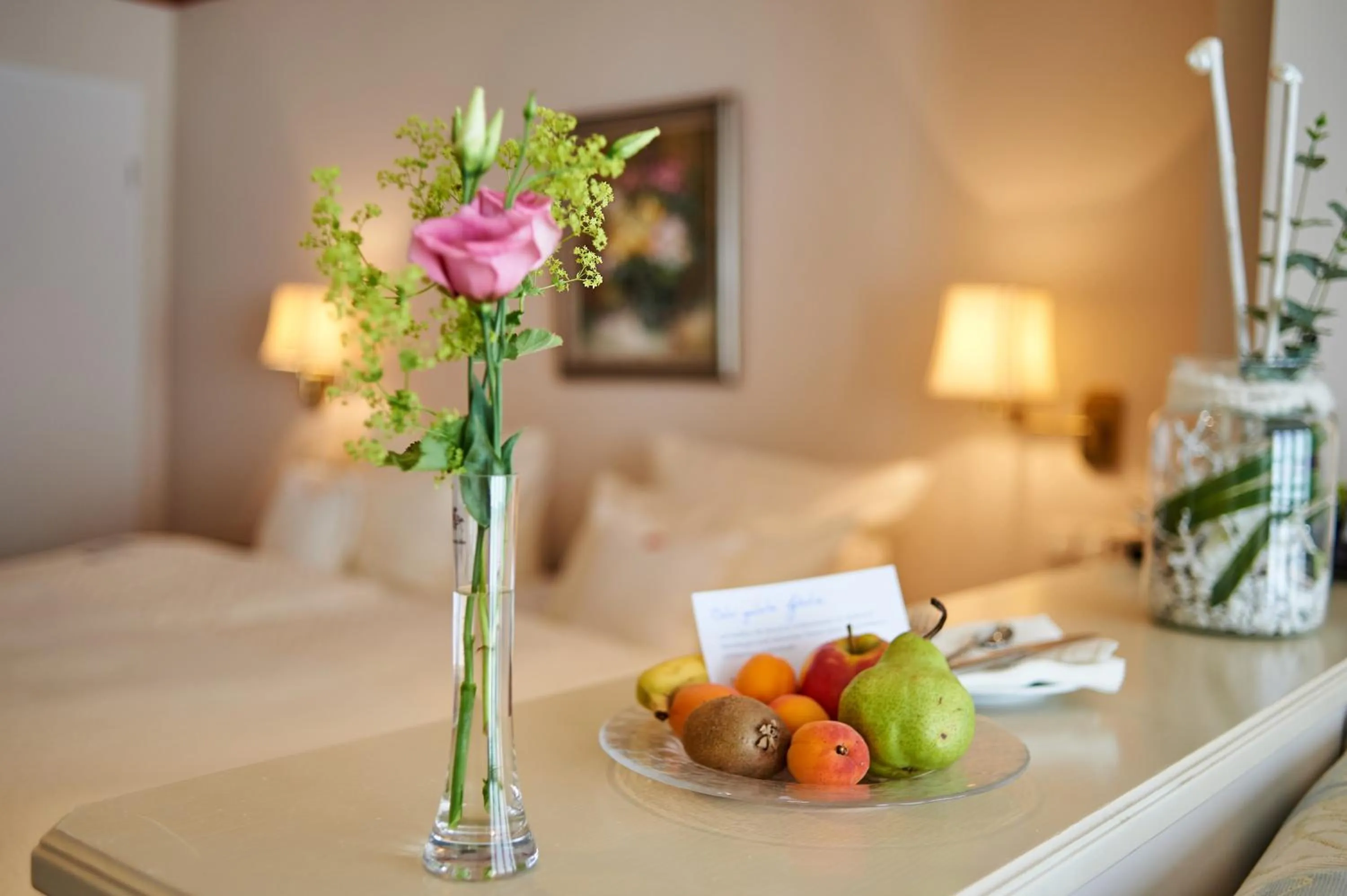 Decorative detail, Bed in Badhotel Sternhagen