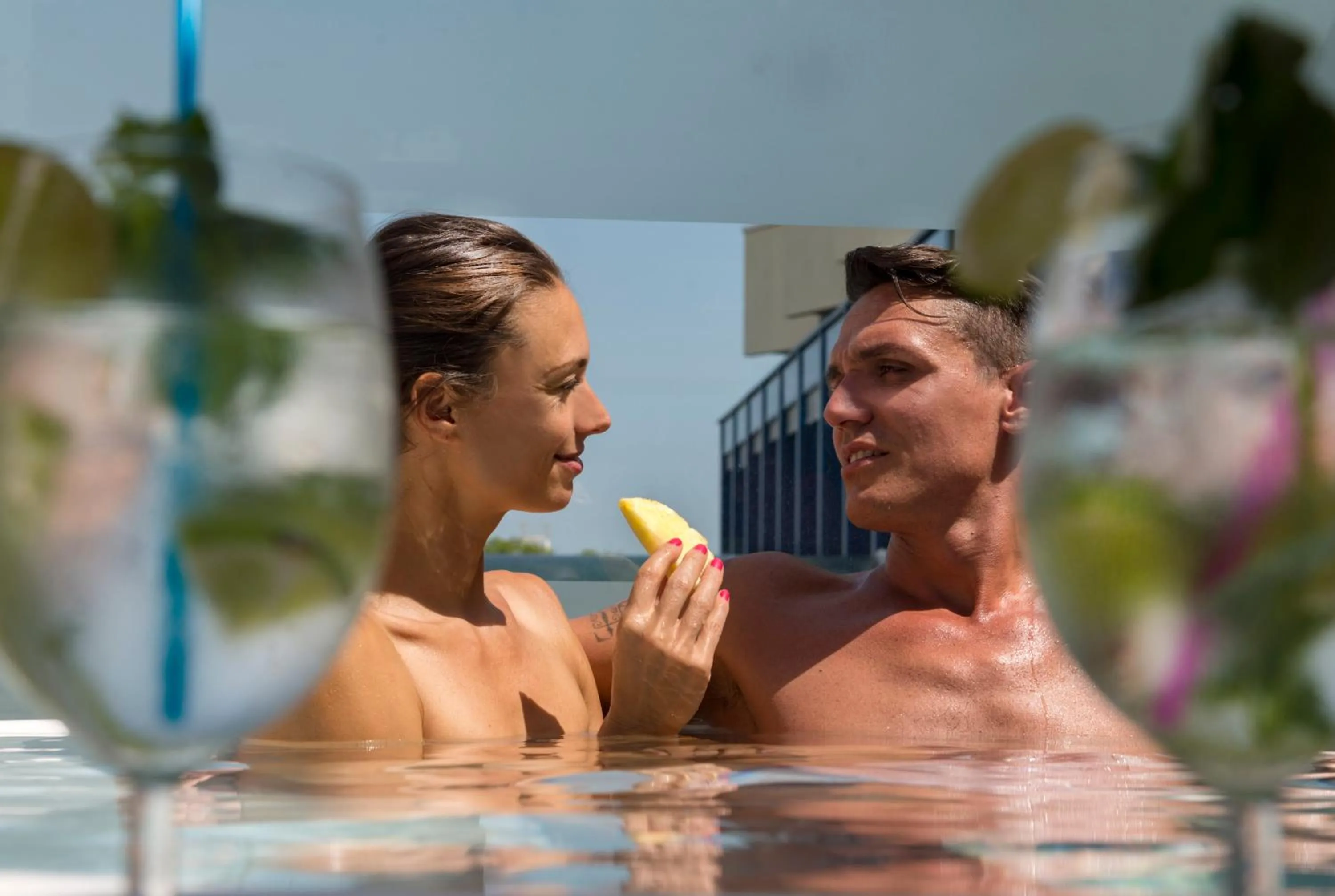 Swimming pool in Novecento Suite Hotel