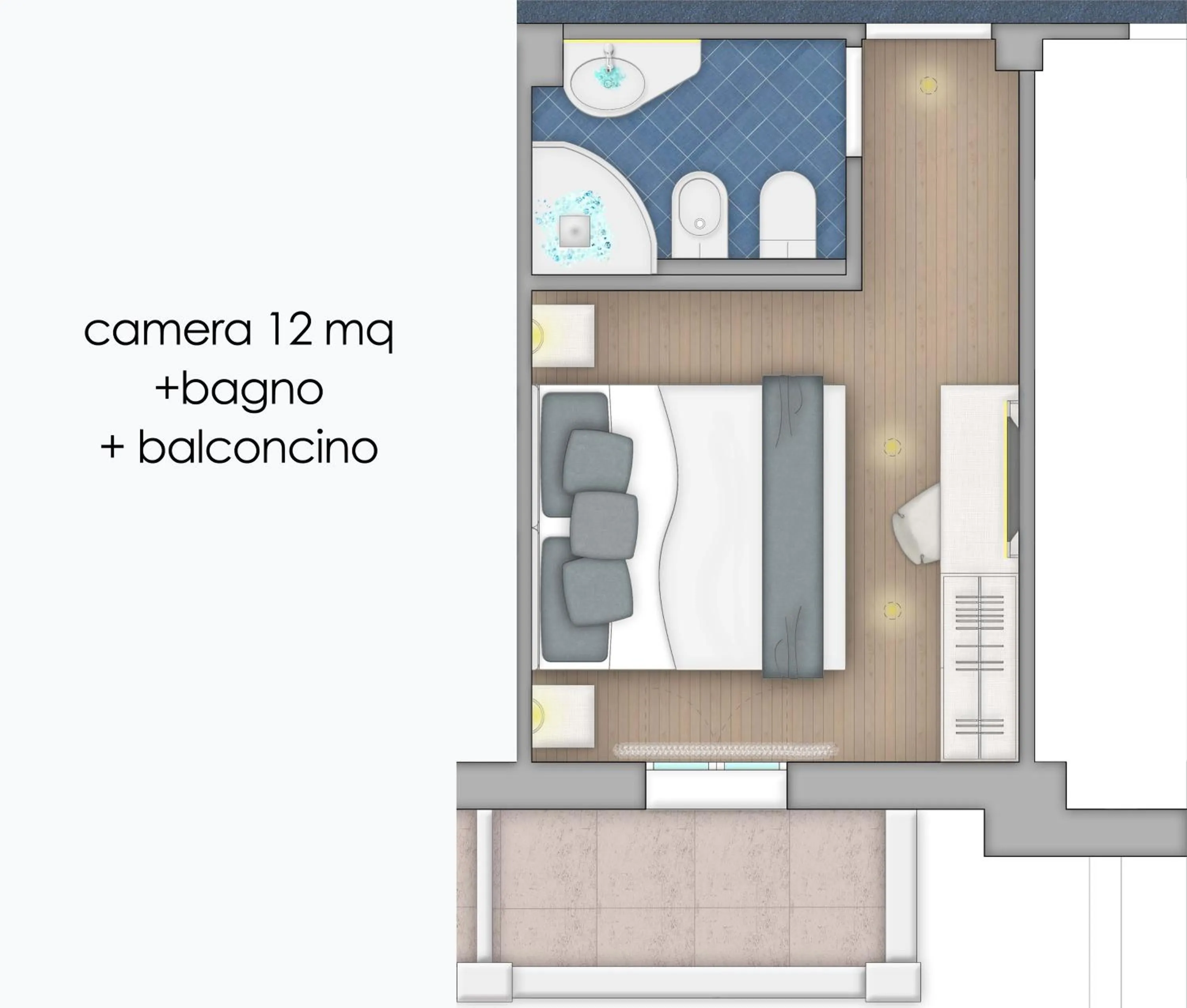 Balcony/Terrace in Novecento Suite Hotel