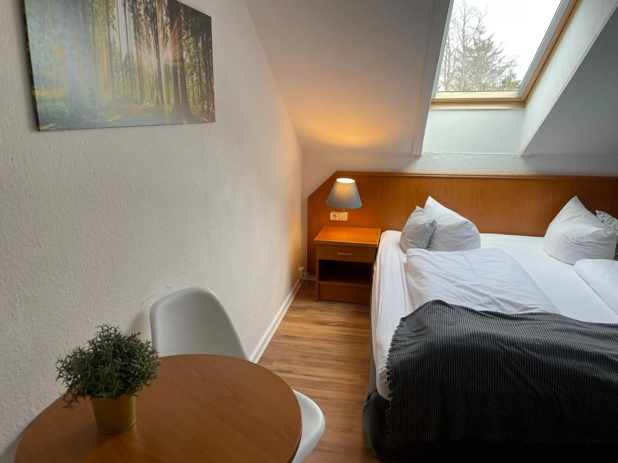 Photo of the whole room, Bed in Berghotel HARZ