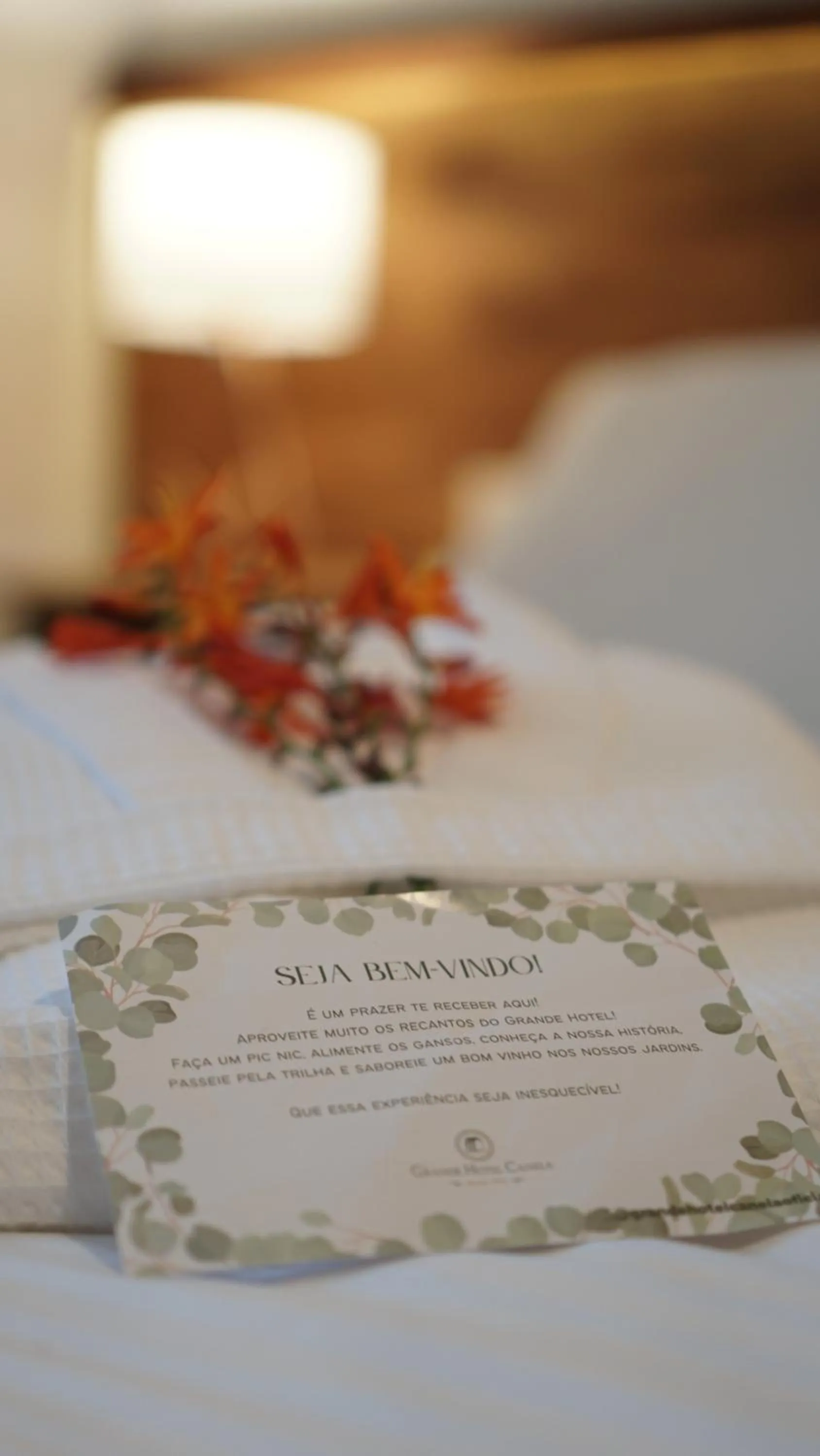 Bed in Grande Hotel Canela