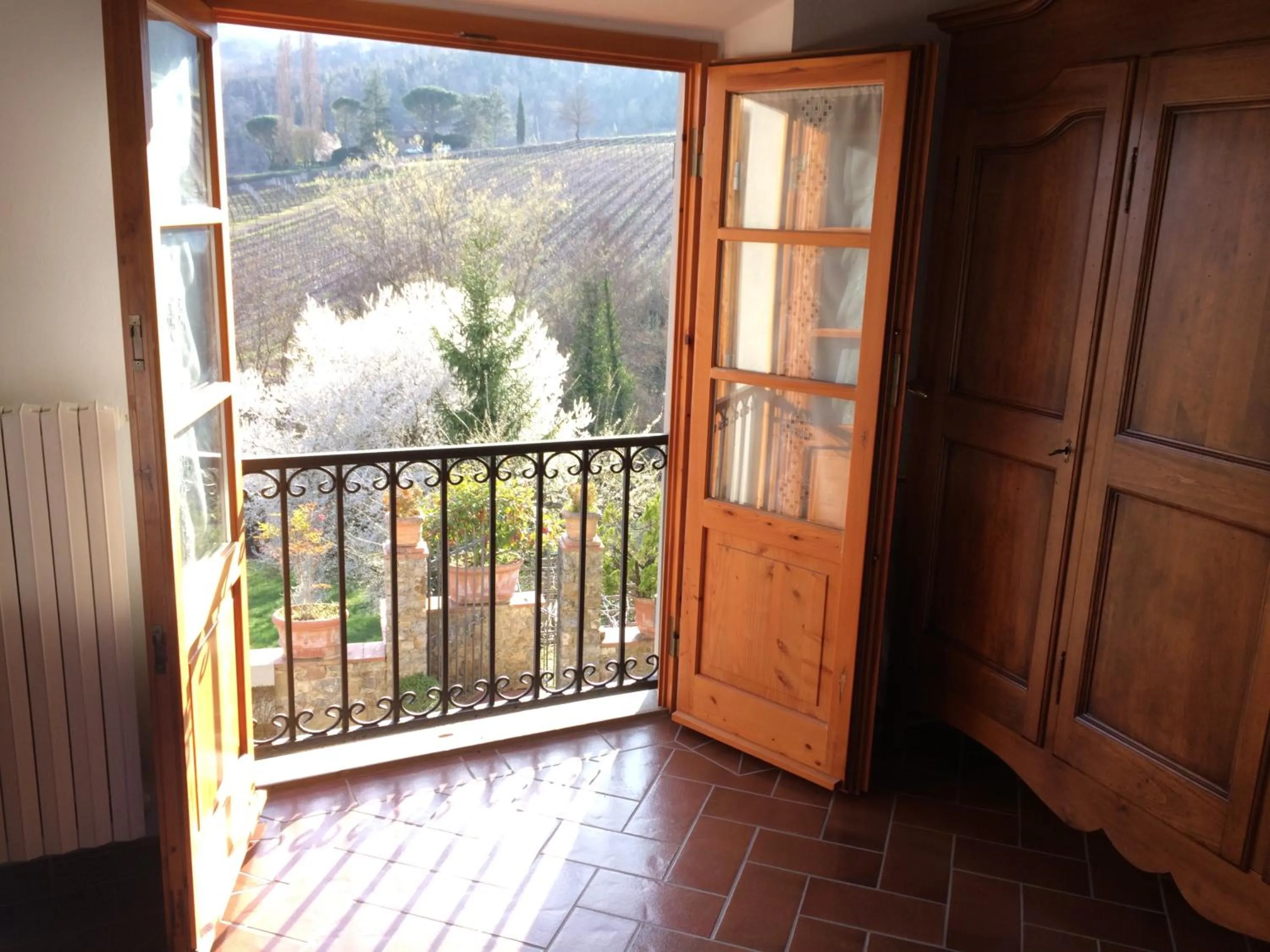 Balcony/Terrace in Casa Al Chianti B&B
