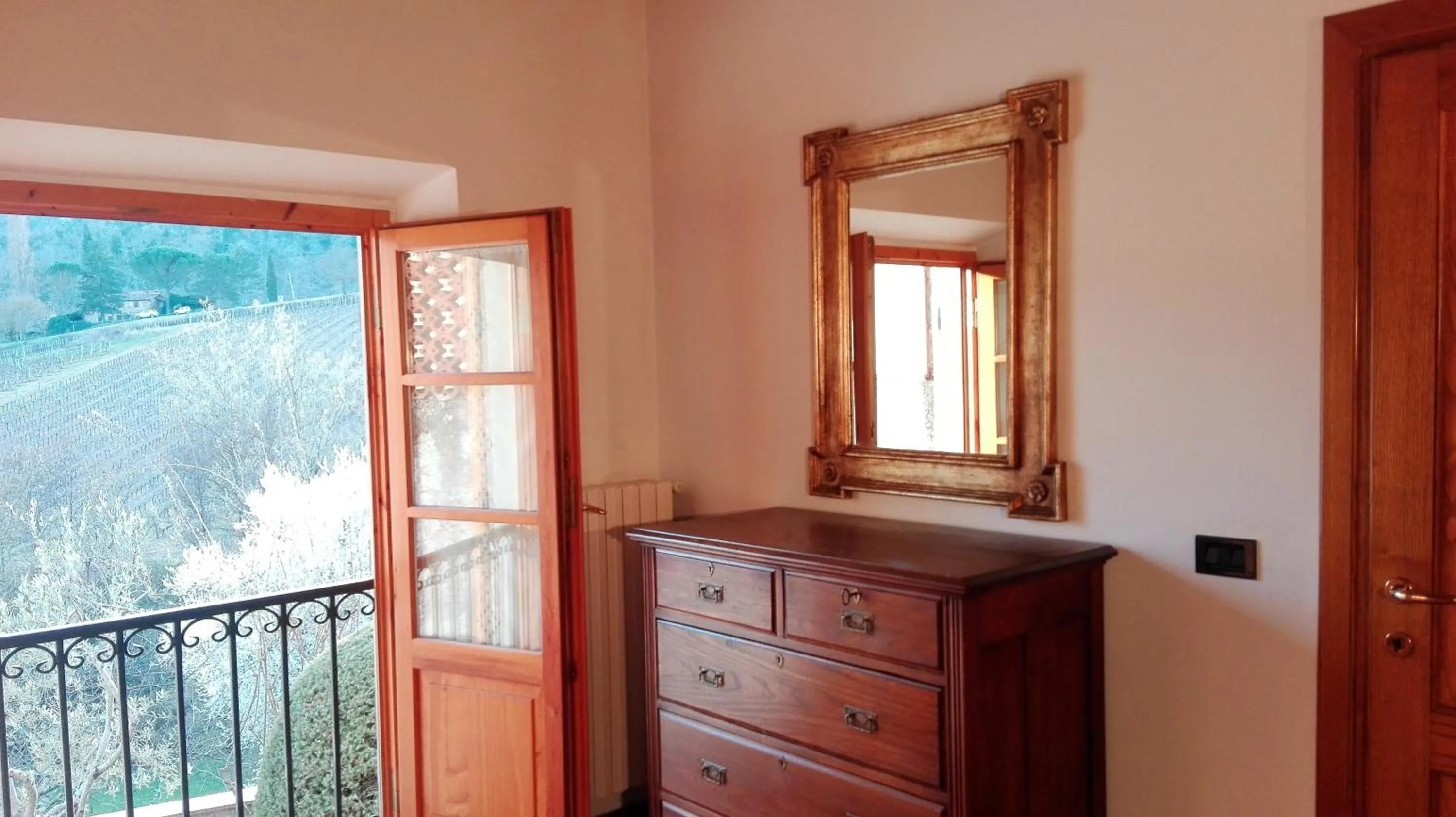 Balcony/Terrace in Casa Al Chianti B&B