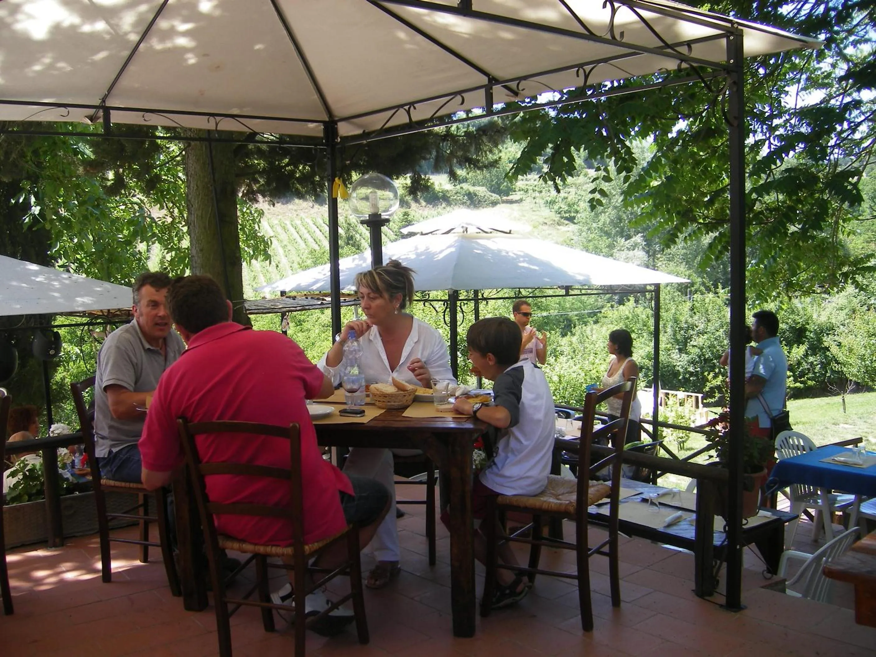Patio in Casa Al Chianti B&B