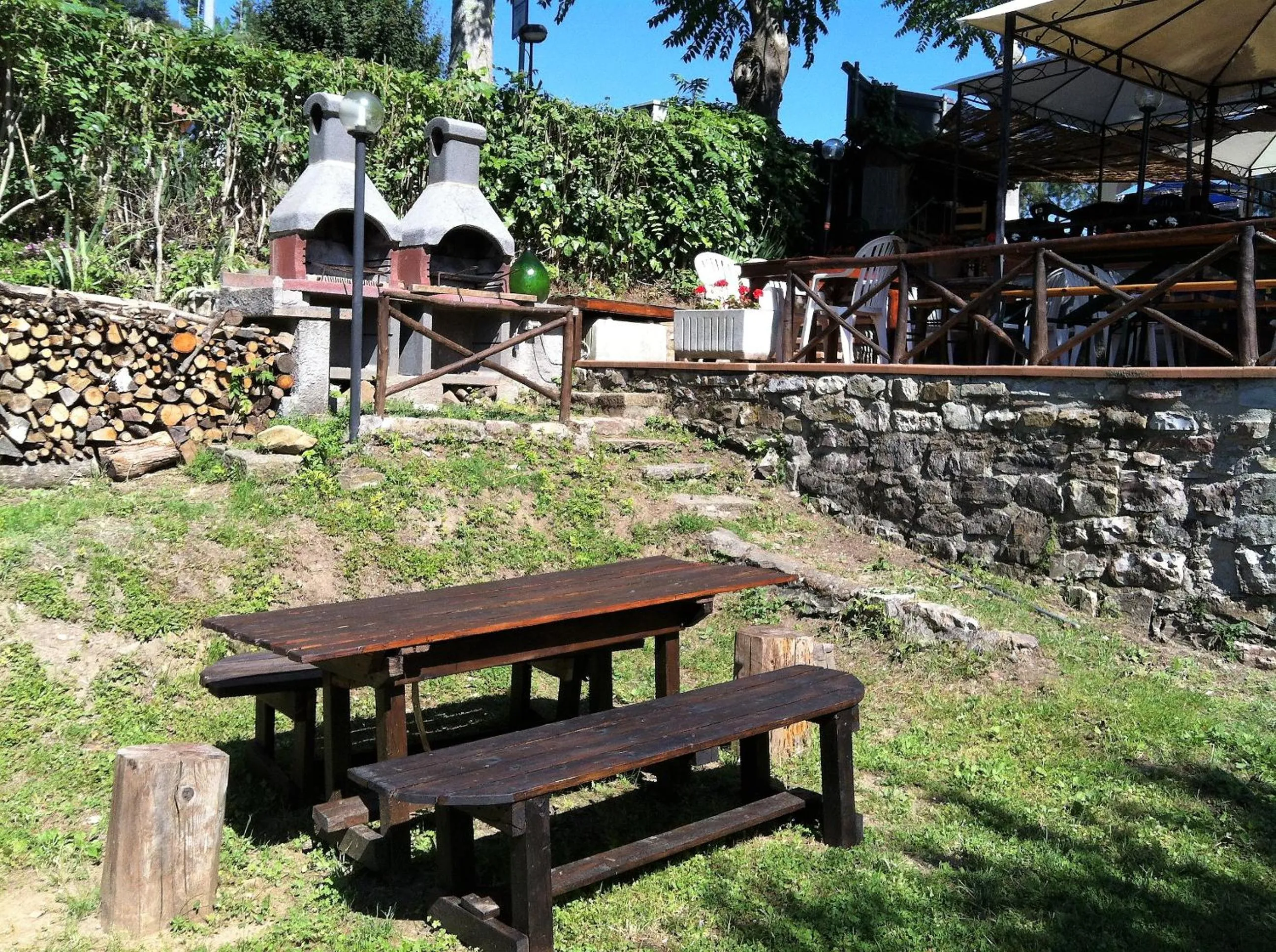 BBQ facilities in Casa Al Chianti B&B