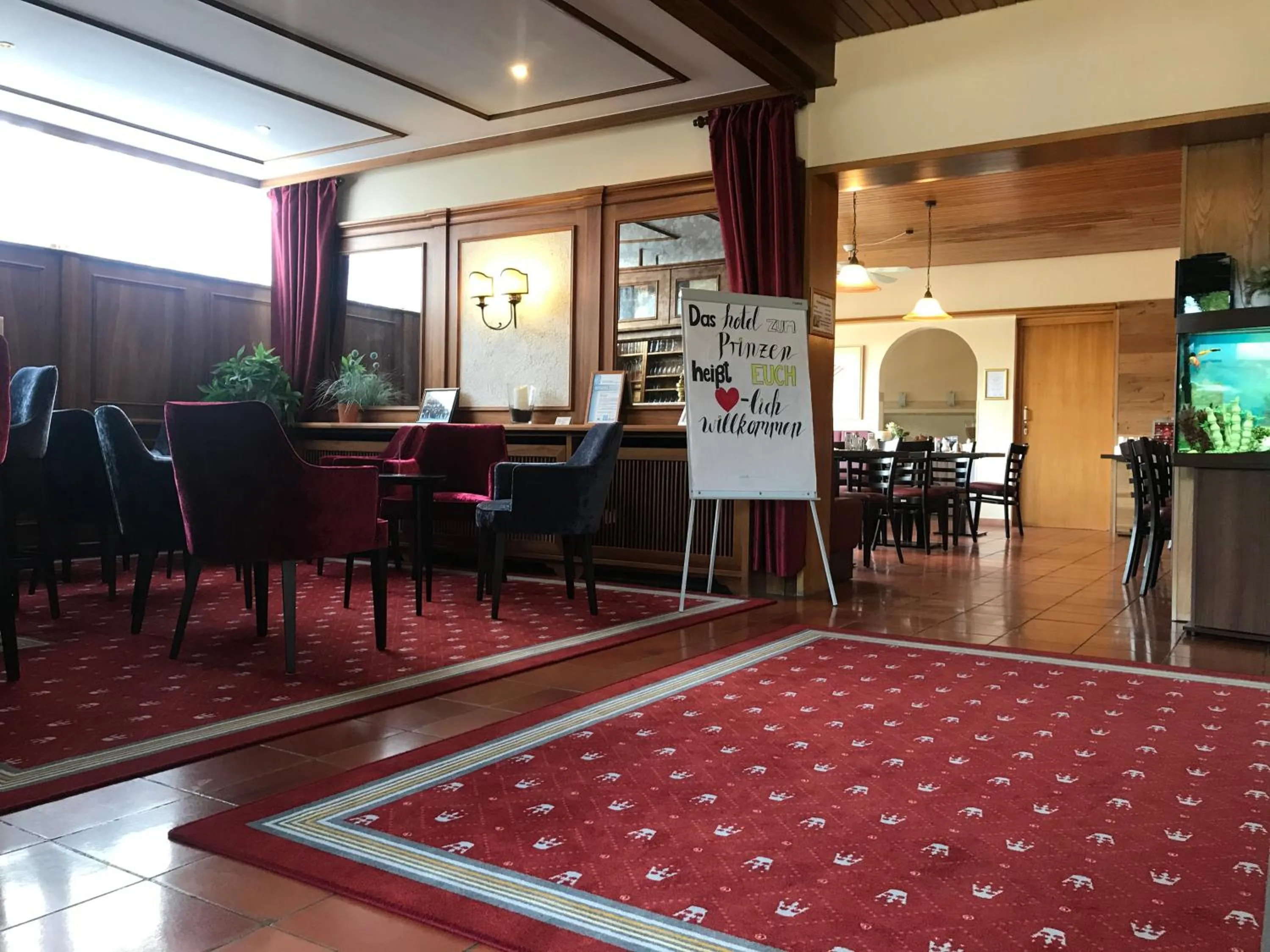 Lobby or reception in Hotel Zum Prinzen Sinsheim