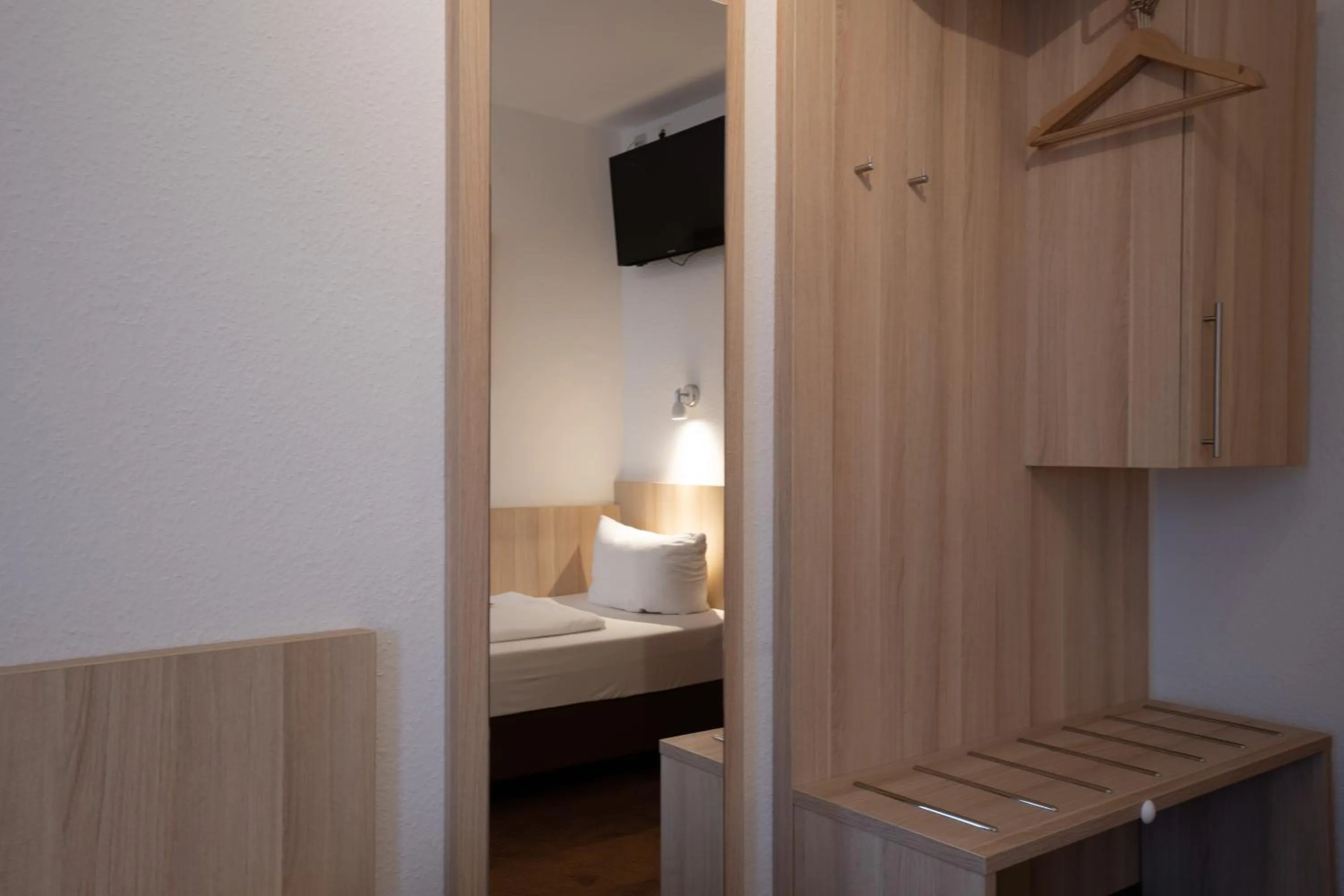 Bed in Hotel Zum Prinzen Sinsheim