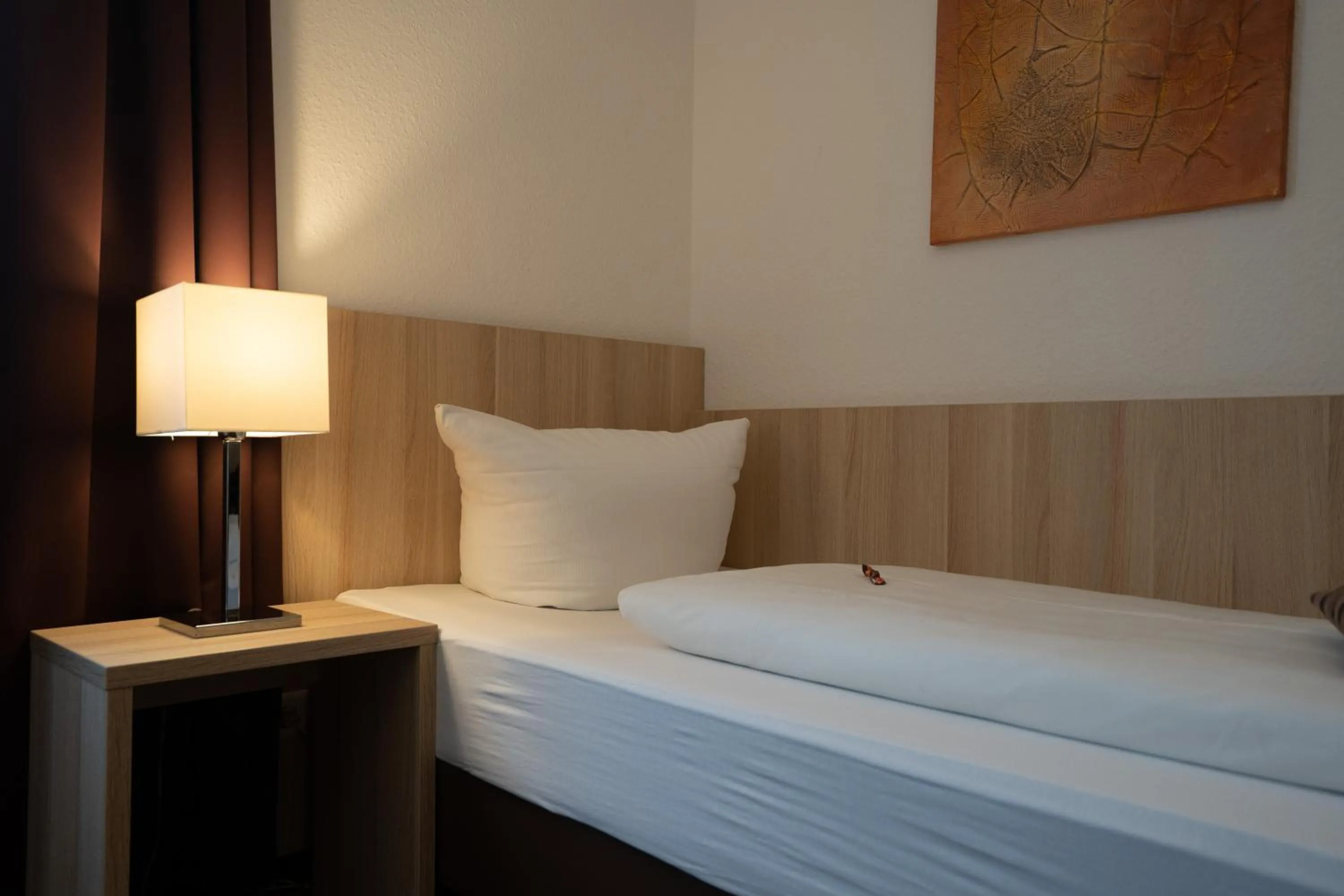 Bed in Hotel Zum Prinzen Sinsheim