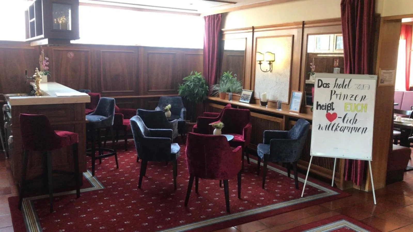 Lounge or bar in Hotel Zum Prinzen Sinsheim