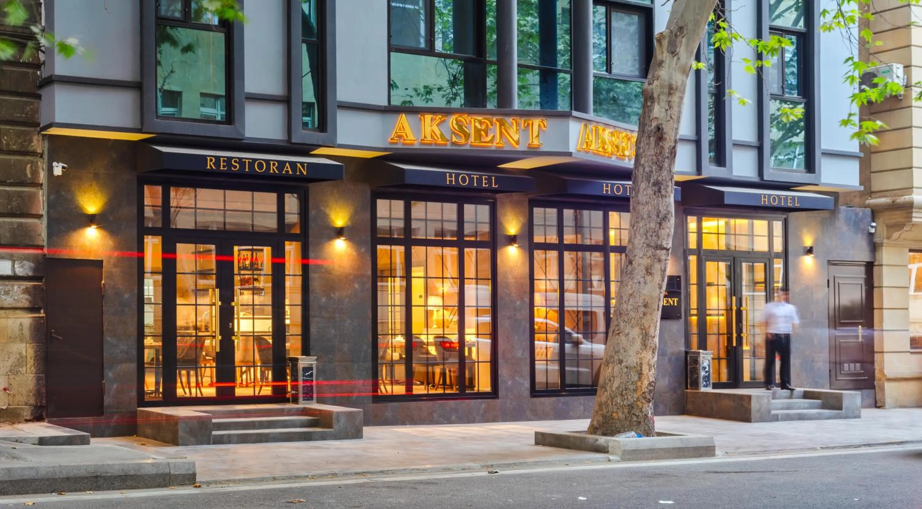 Facade/entrance in Aksent Hotel