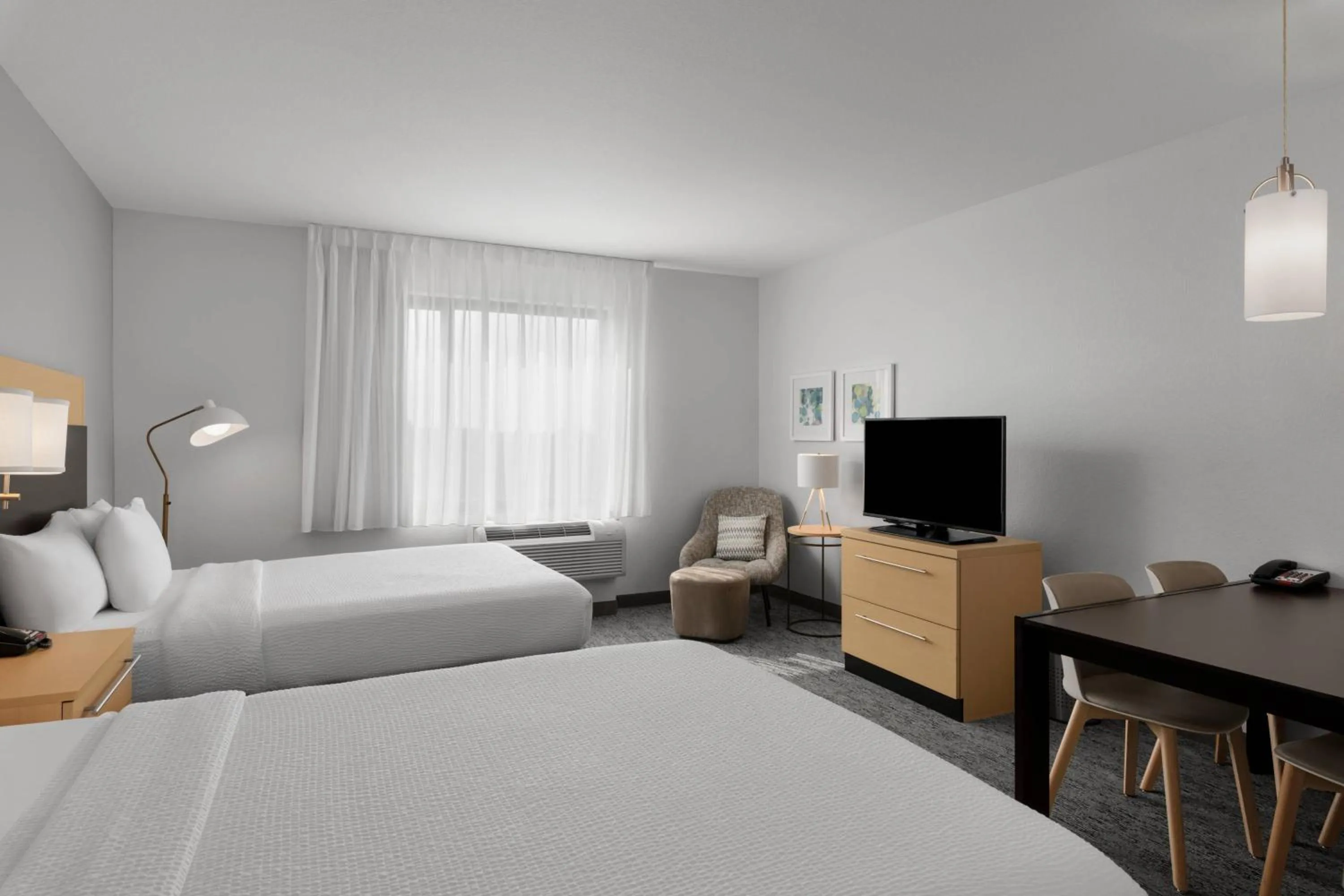 Photo of the whole room, Bed in TownPlaces Suite Denver Airport at Gateway Park