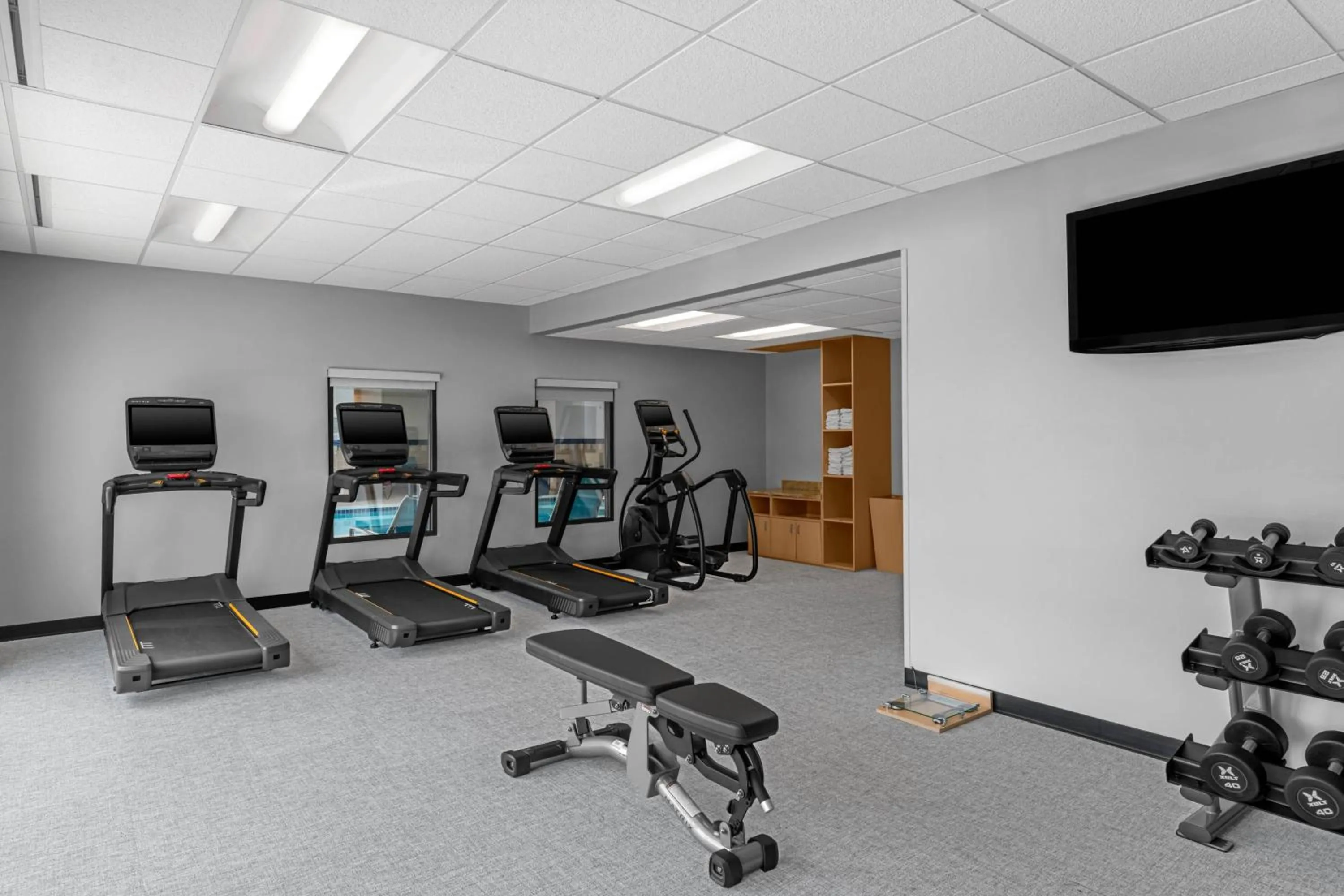 Fitness centre/facilities in TownPlaces Suite Denver Airport at Gateway Park