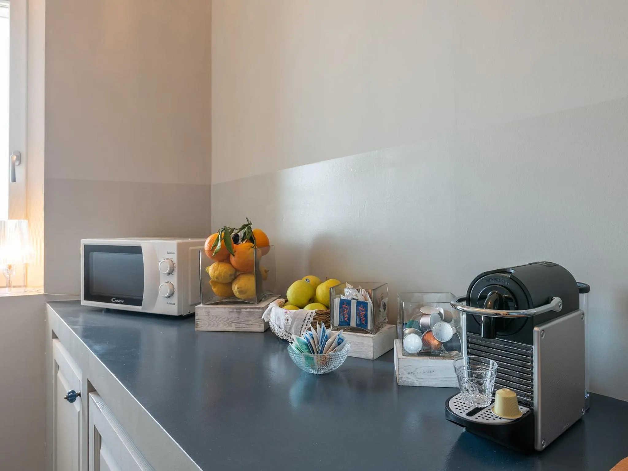 Kitchen or kitchenette in AQUAMADRE Suites