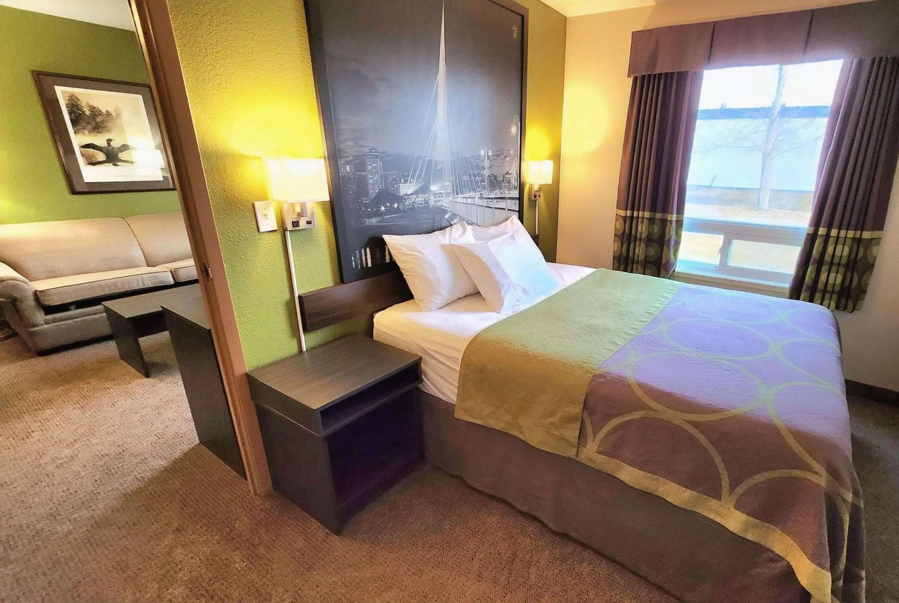 Photo of the whole room, Bed in Super 8 by Wyndham Portage La Prairie MB