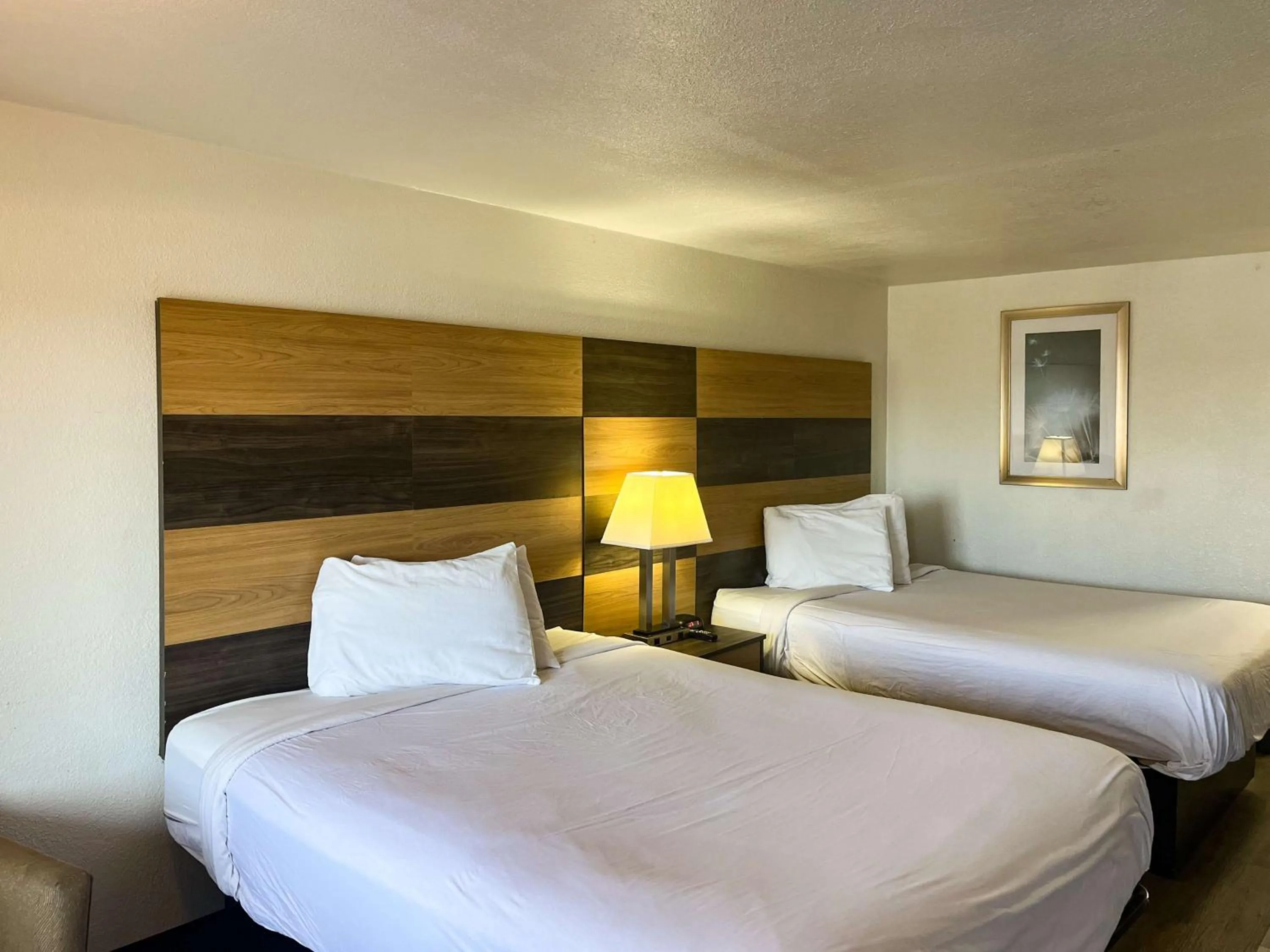 Bedroom, Bed in Motel 6 Cross Lanes, WV Goff Mountain Rd