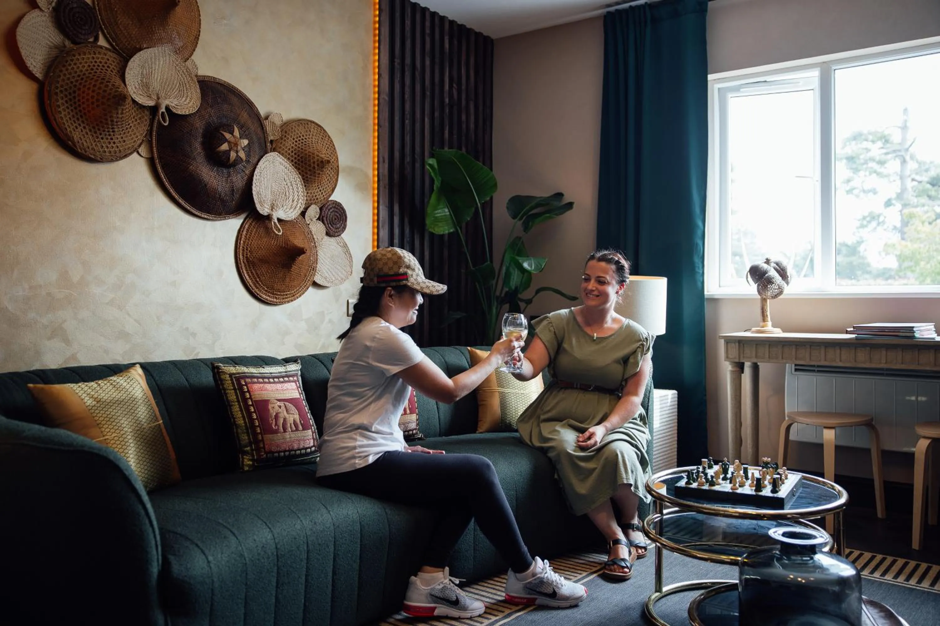 Communal lounge/ TV room in The Imperial Dragon Hotel