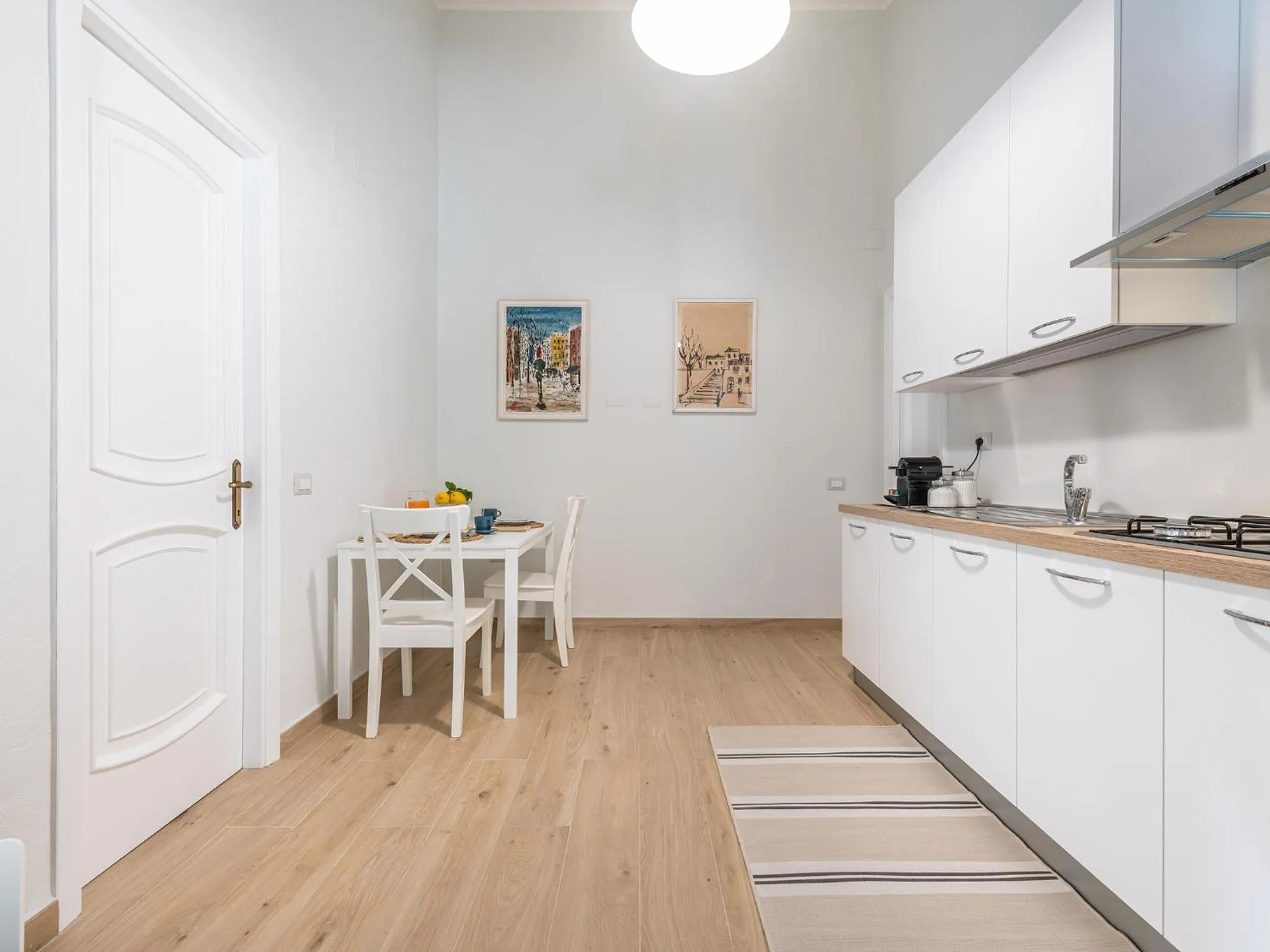 Kitchen or kitchenette in Villa Iole Apartment