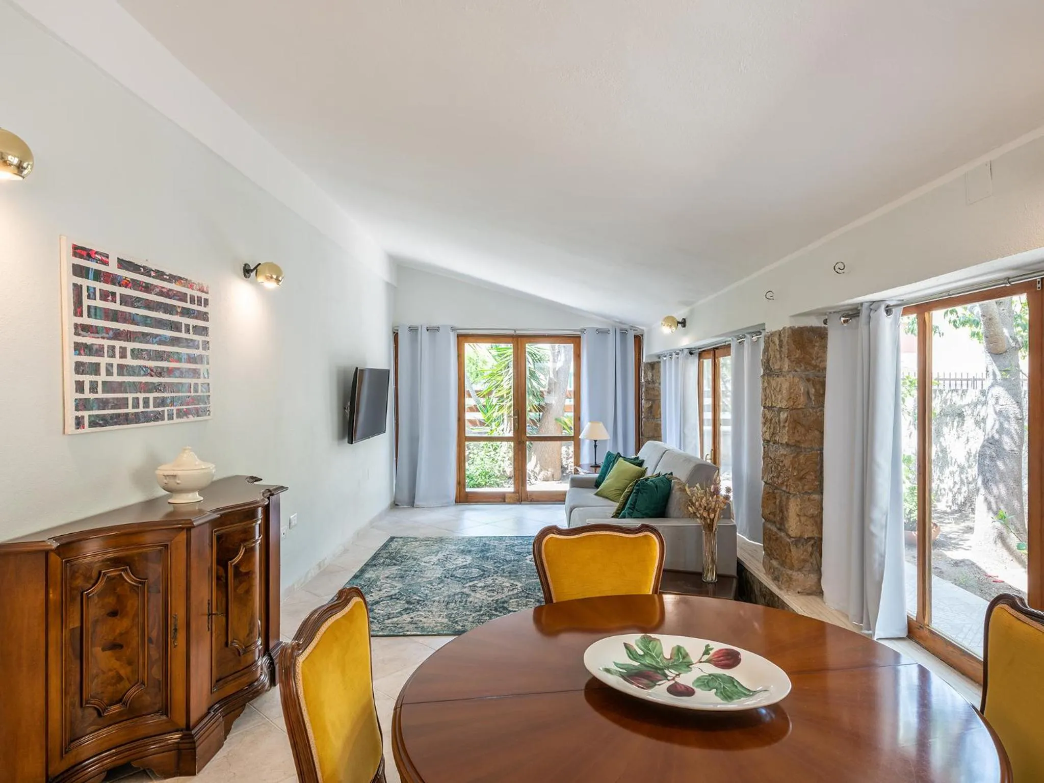 Living room in Villa Iole Apartment